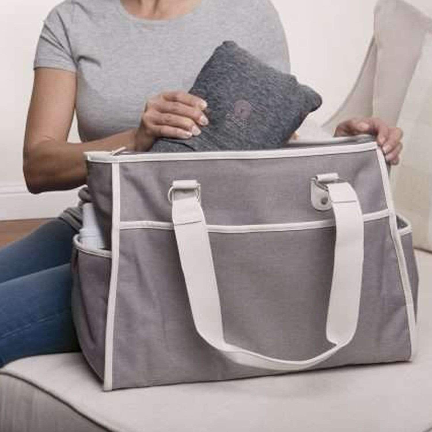 حاملة أطفال مريحة من بوبي باللون الأزرق