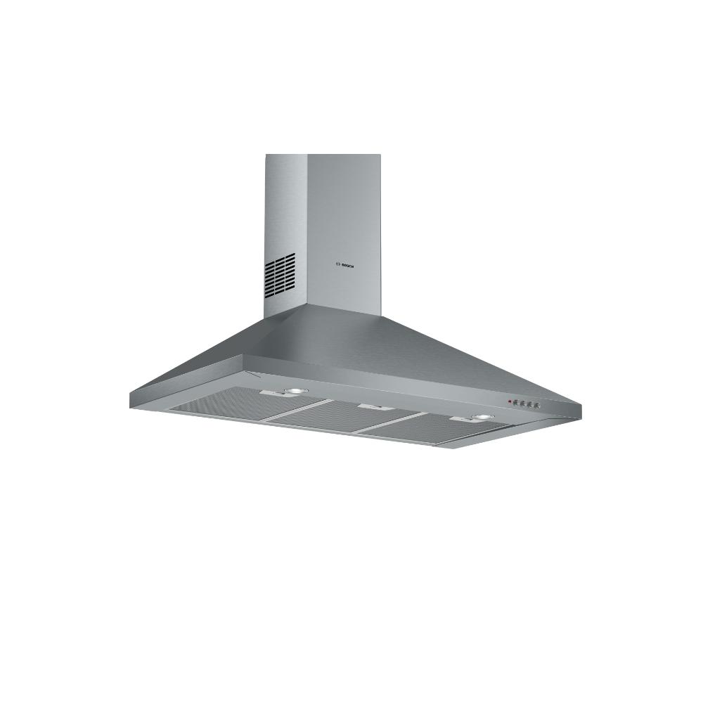 Bosch Series | 2 Wall-mounted cooker hood Pyramidal Chimney Hood, 90 cm Stainless Steel - DWP94CC50M, 1 Year Warranty