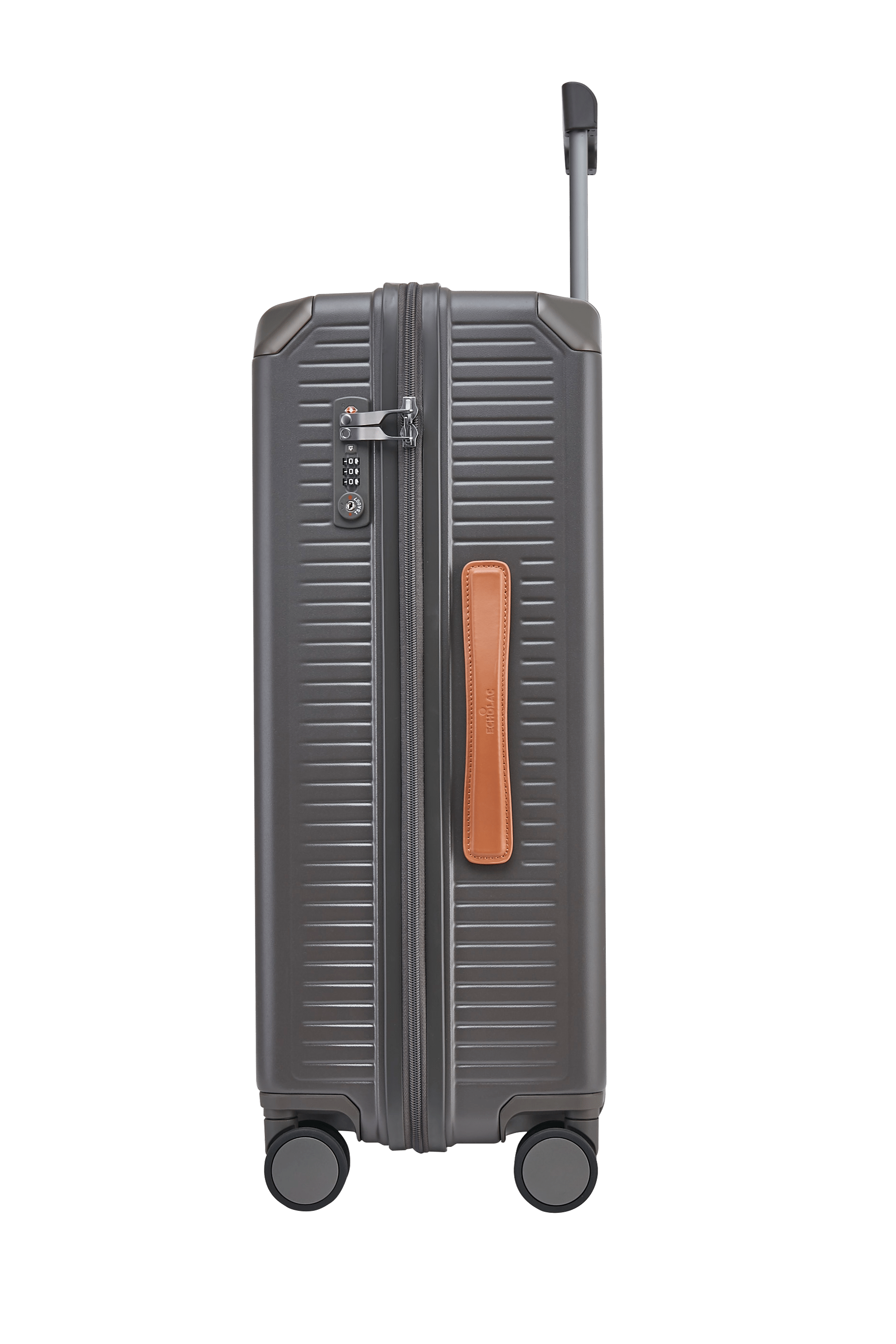 عربة أمتعة إيكولاك شوجون مقاس ٢٠ بوصة بأربع عجلات مزدوجة - PC148 20 رمادي