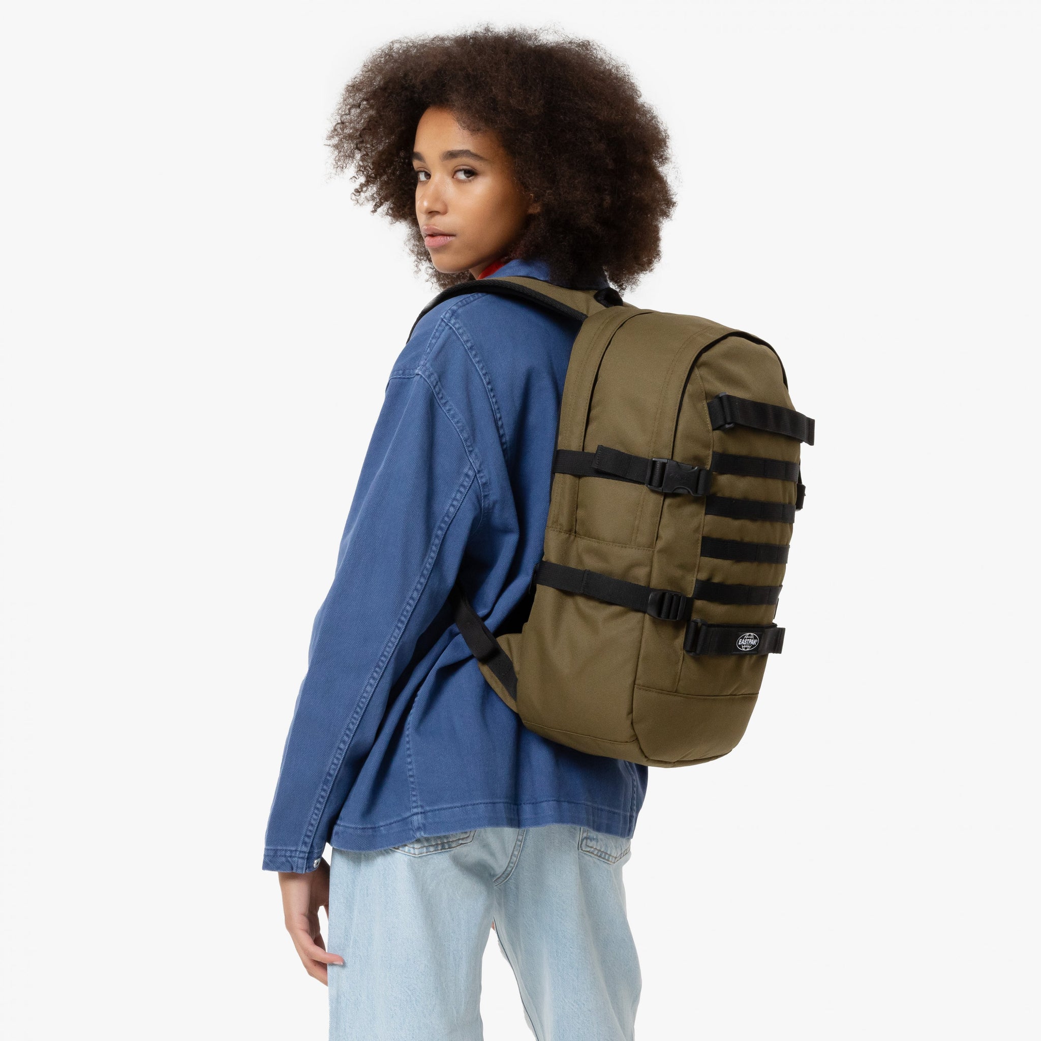 حقيبة ظهر إيستباك فلويد تاكت إل سي إس مونو آرمي كبيرة للكمبيوتر المحمول - EK00024FO301