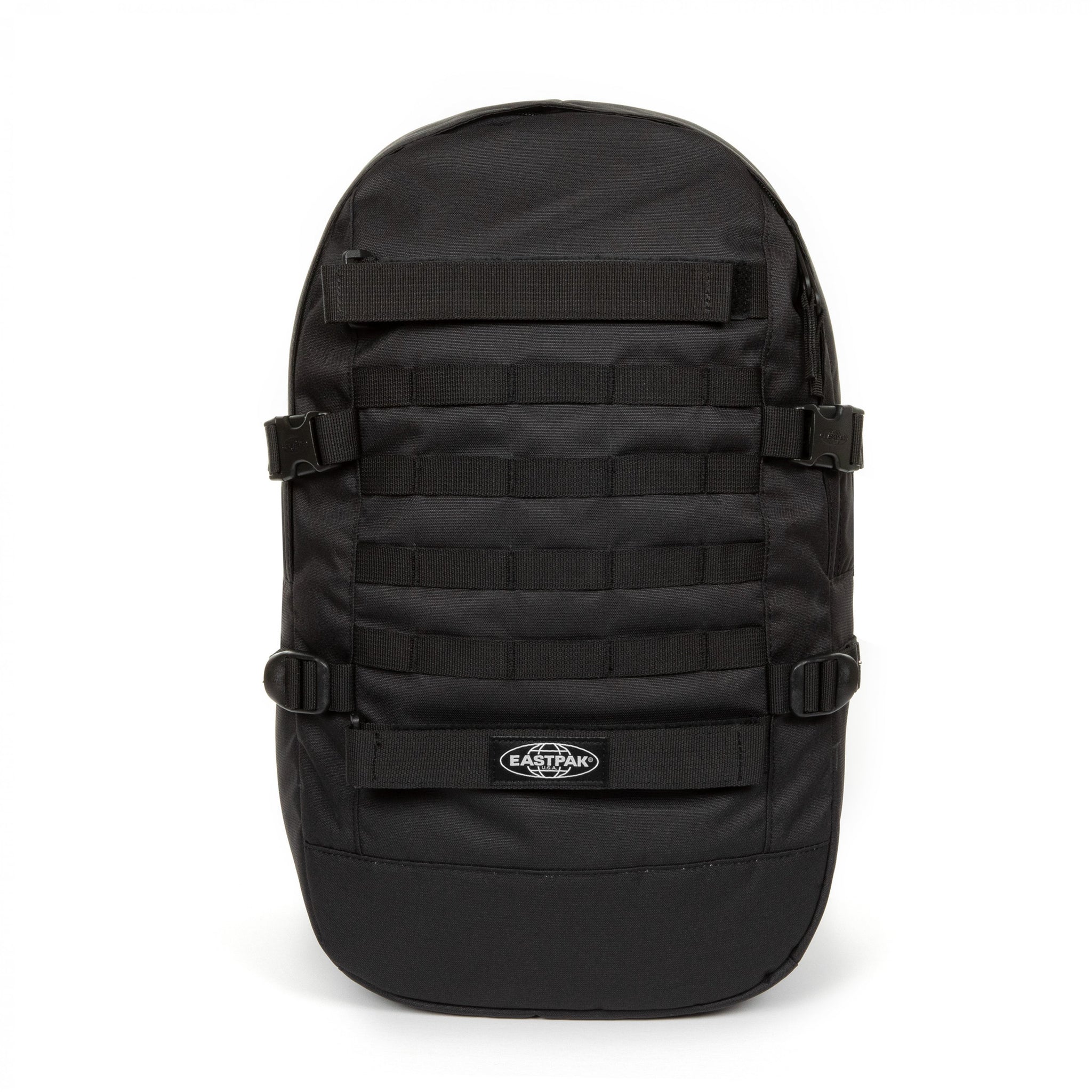 Eastpak-Floid Tact L-Medium backpack with bottle holder and laptop sleeve-Cs Mono Black2-EK00024FW331