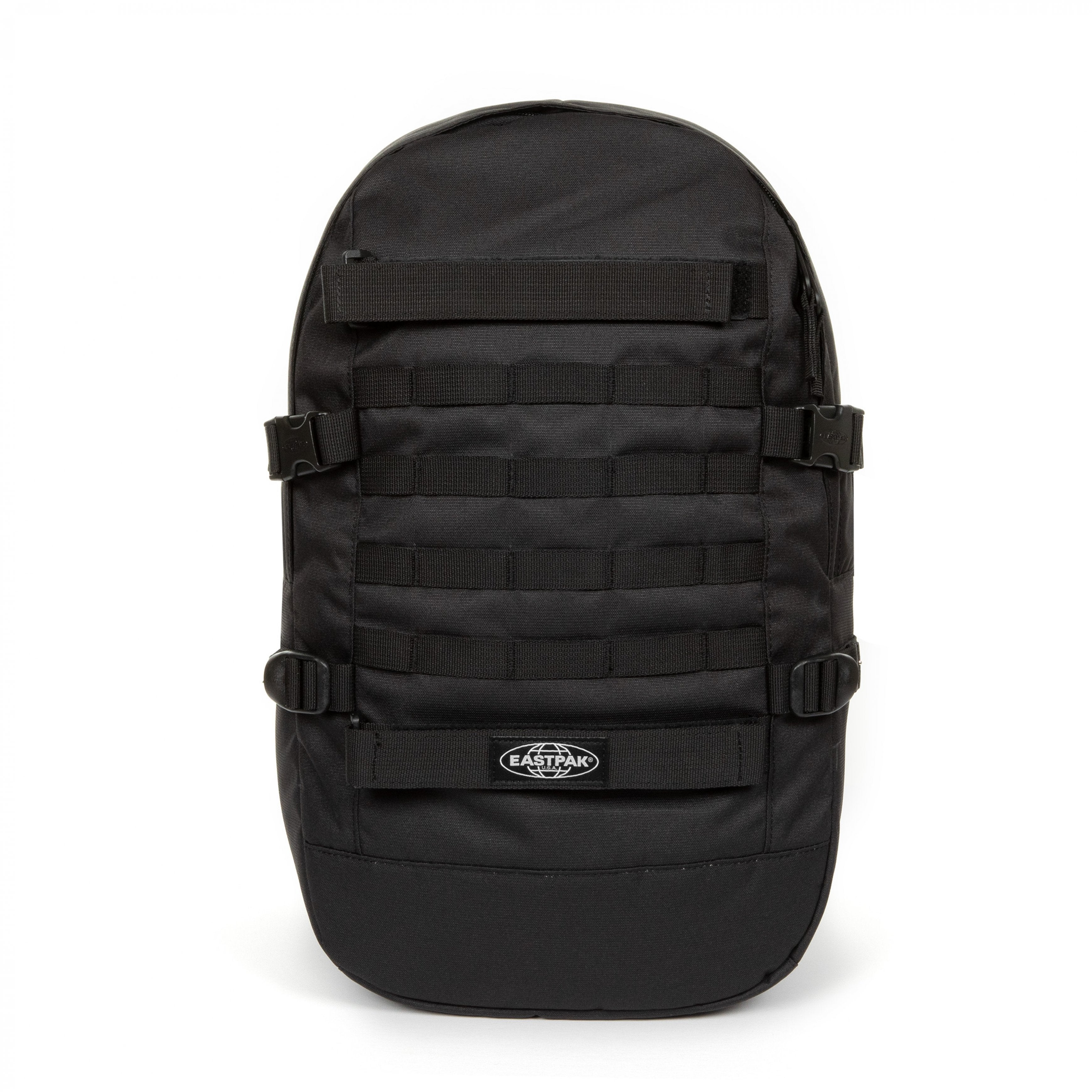 Eastpak-Floid Tact L-Medium backpack with bottle holder and laptop sleeve-Cs Mono Black2-EK00024FW331