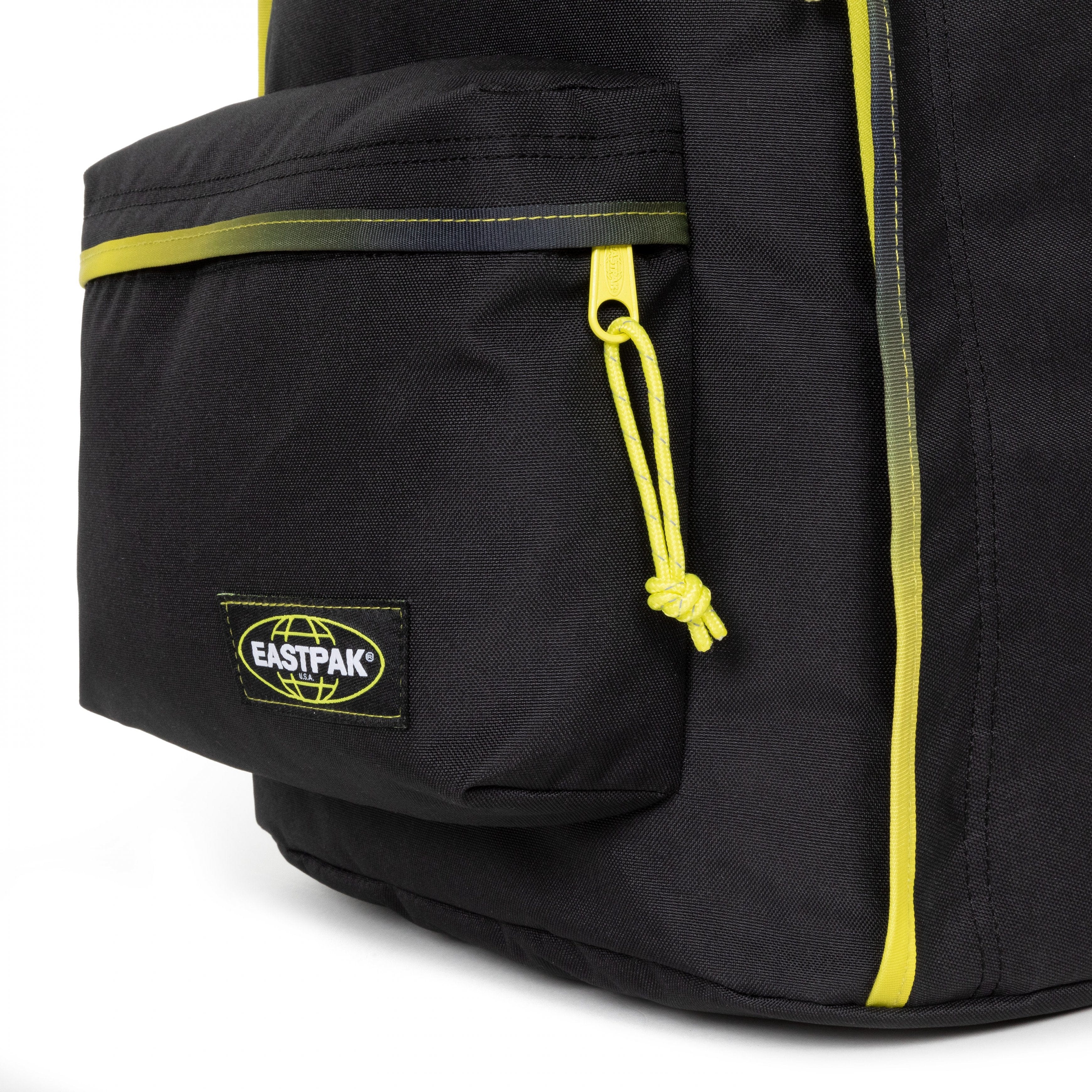 حقيبة ظهر Eastpak Out Of Office متوسطة الحجم بلون الليمون المتباين - EK0007671E4