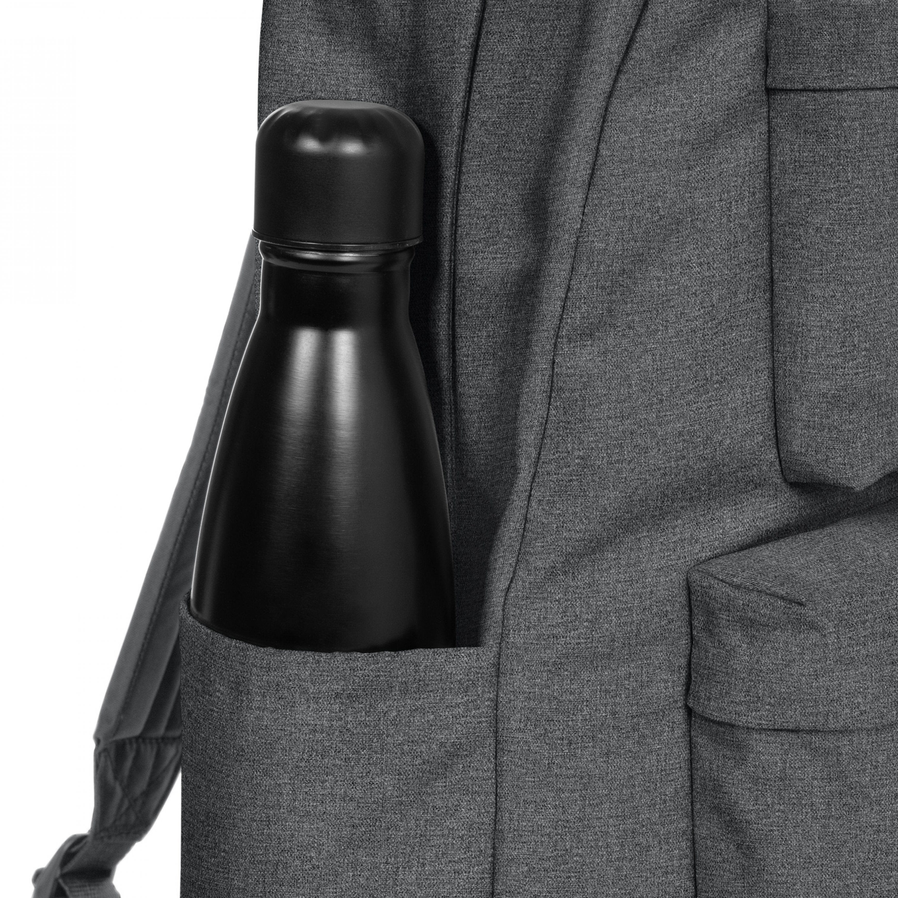 حقيبة ظهر إيست باك كبيرة مبطنة مزدوجة من قماش الدنيم الأسود - EK0A5B7Y77H