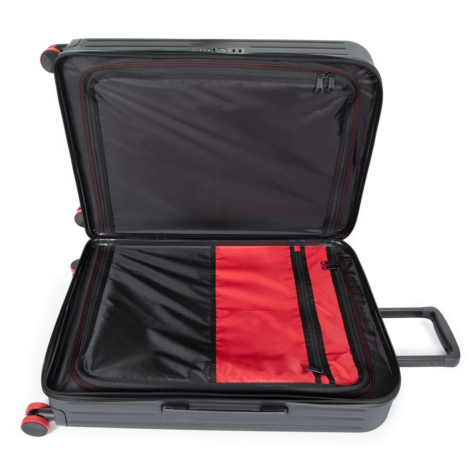 حقيبة سفر ترولي كبيرة من إيست باك، لون رمادي، EK0A5BC1I97