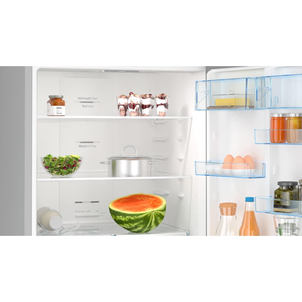 ثلاجة بوش من السلسلة 4 ذات الفريزر السفلي