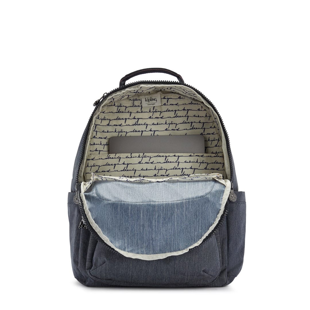 حقيبة ظهر كيبلينج سيول أكتيف دينم كبيرة C2I6363-25E