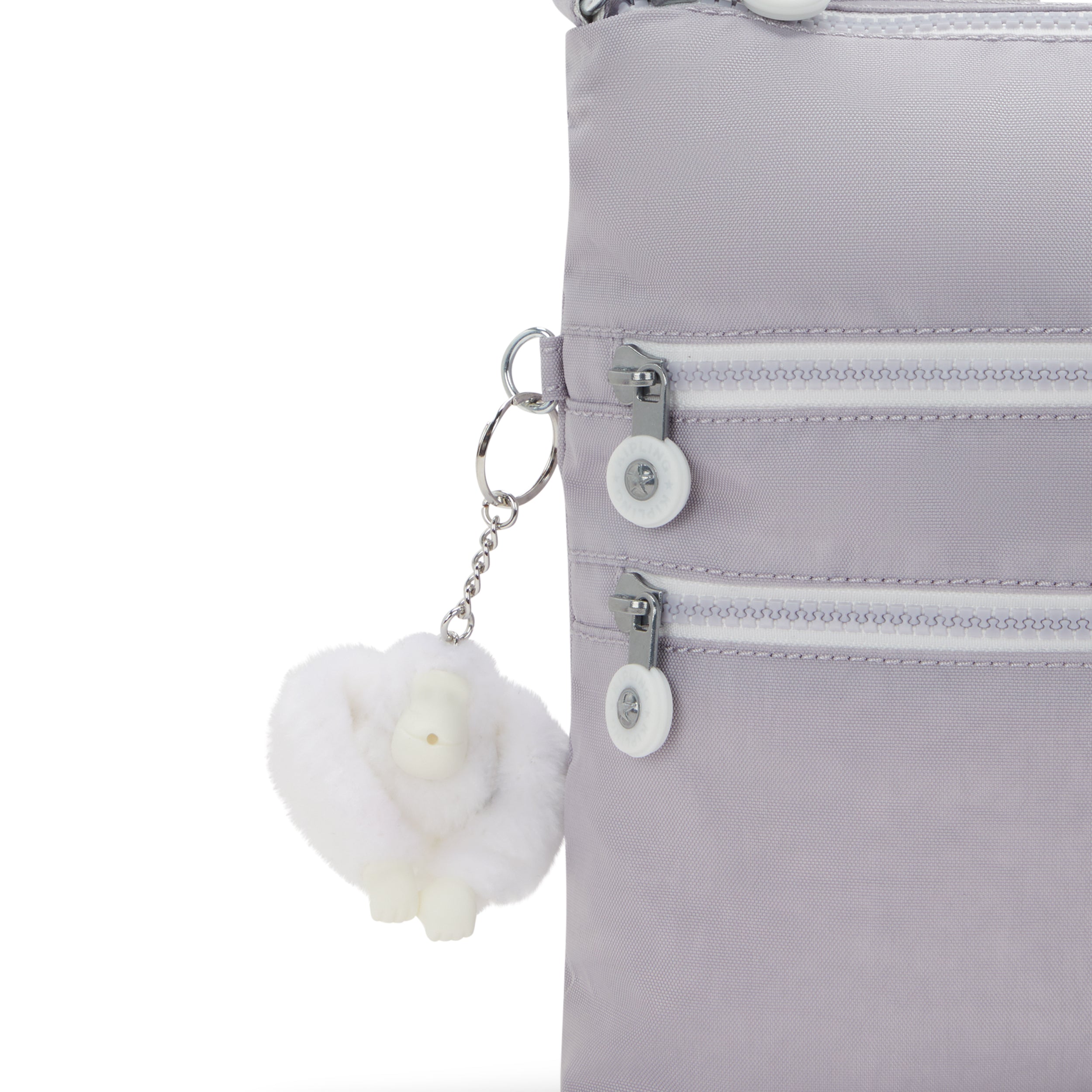 حقيبة كتف متوسطة الحجم رمادية اللون من كيبلينج ألفار تندر C213335-1FB