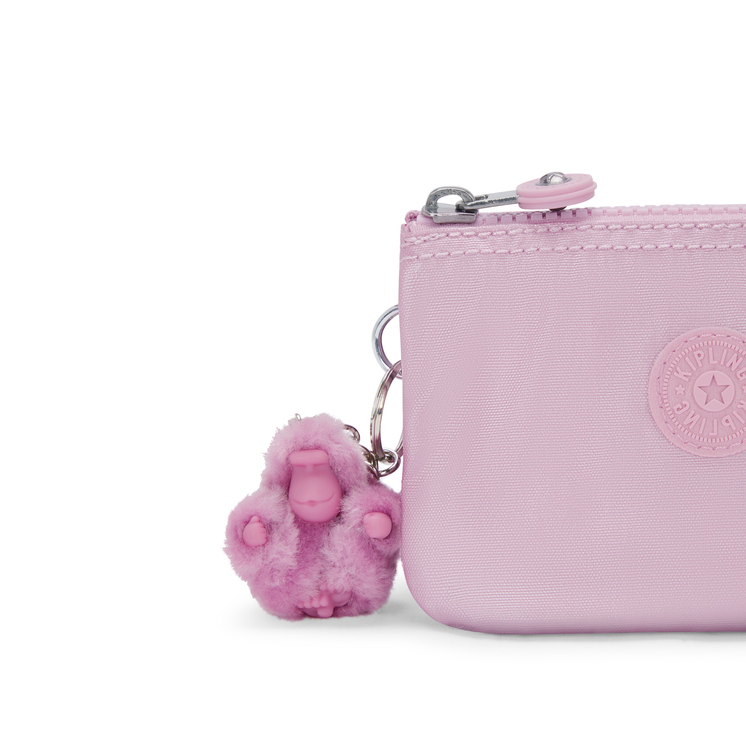 محفظة كيبلينج كرييتيفيتي إس صغيرة بلون أرجواني معدني C215205-F4D