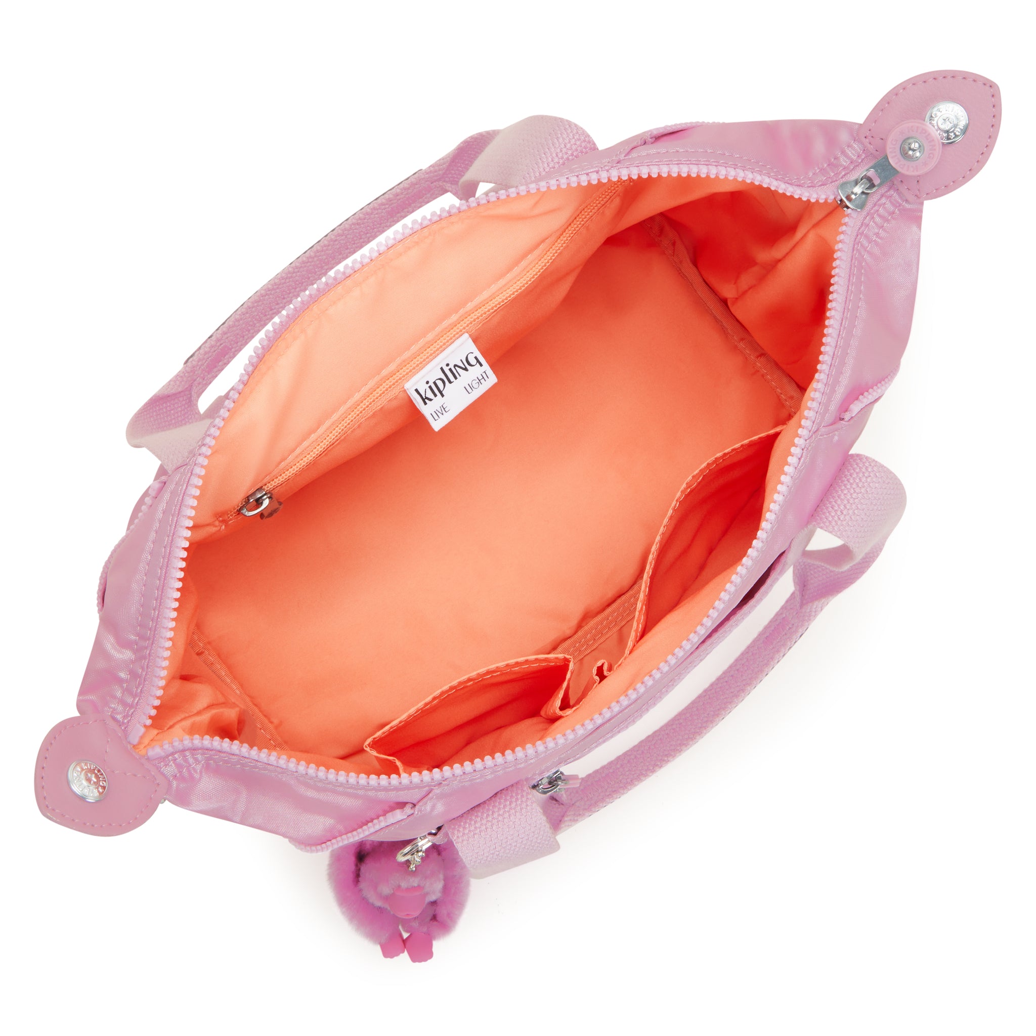 حقيبة يد كيبلينج آرت ميني ميتاليك أرجوانية صغيرة C215410-F4D