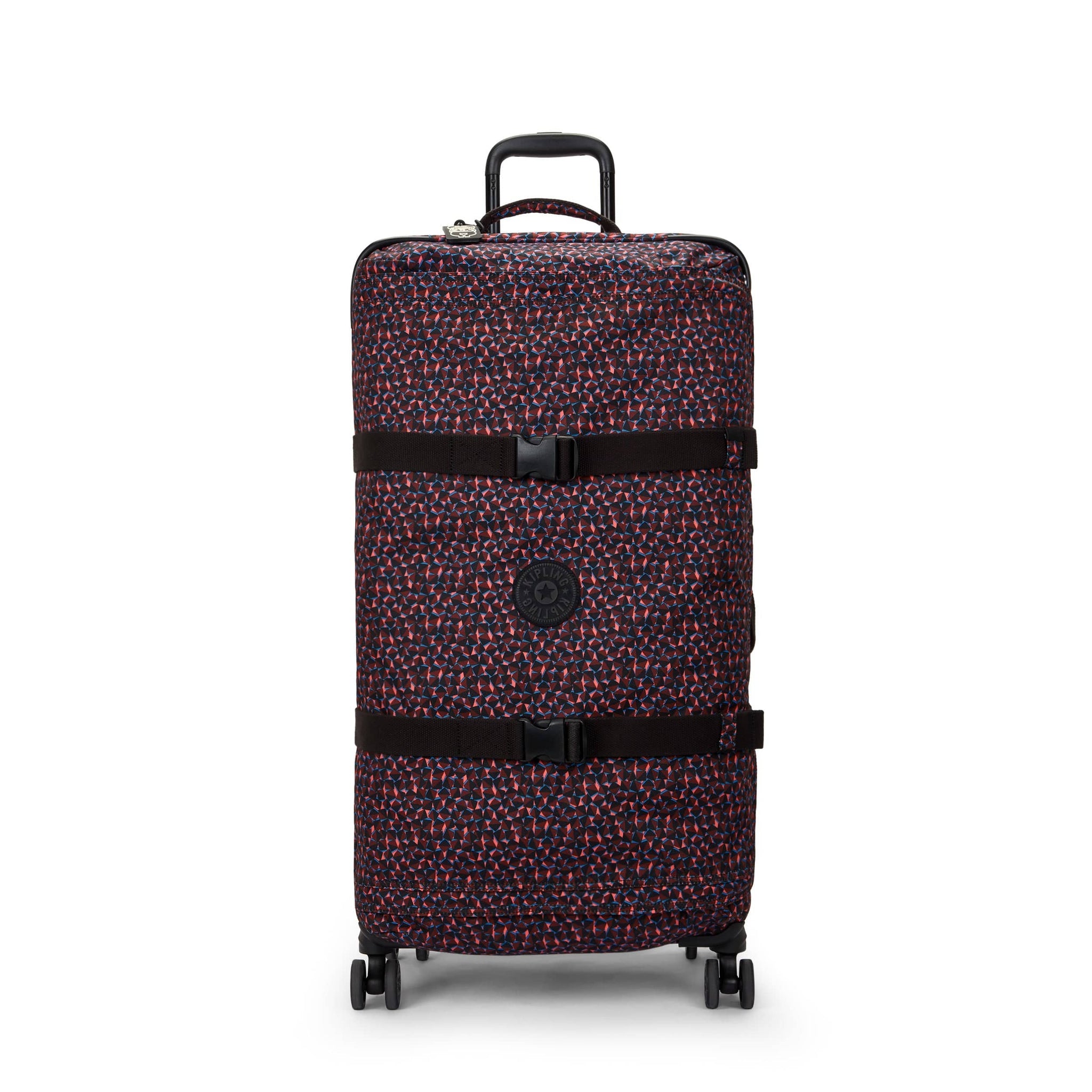 KIPLING-Spontaneous L-Large Wheeled Luggage-Happy Squares-I3397-B3X