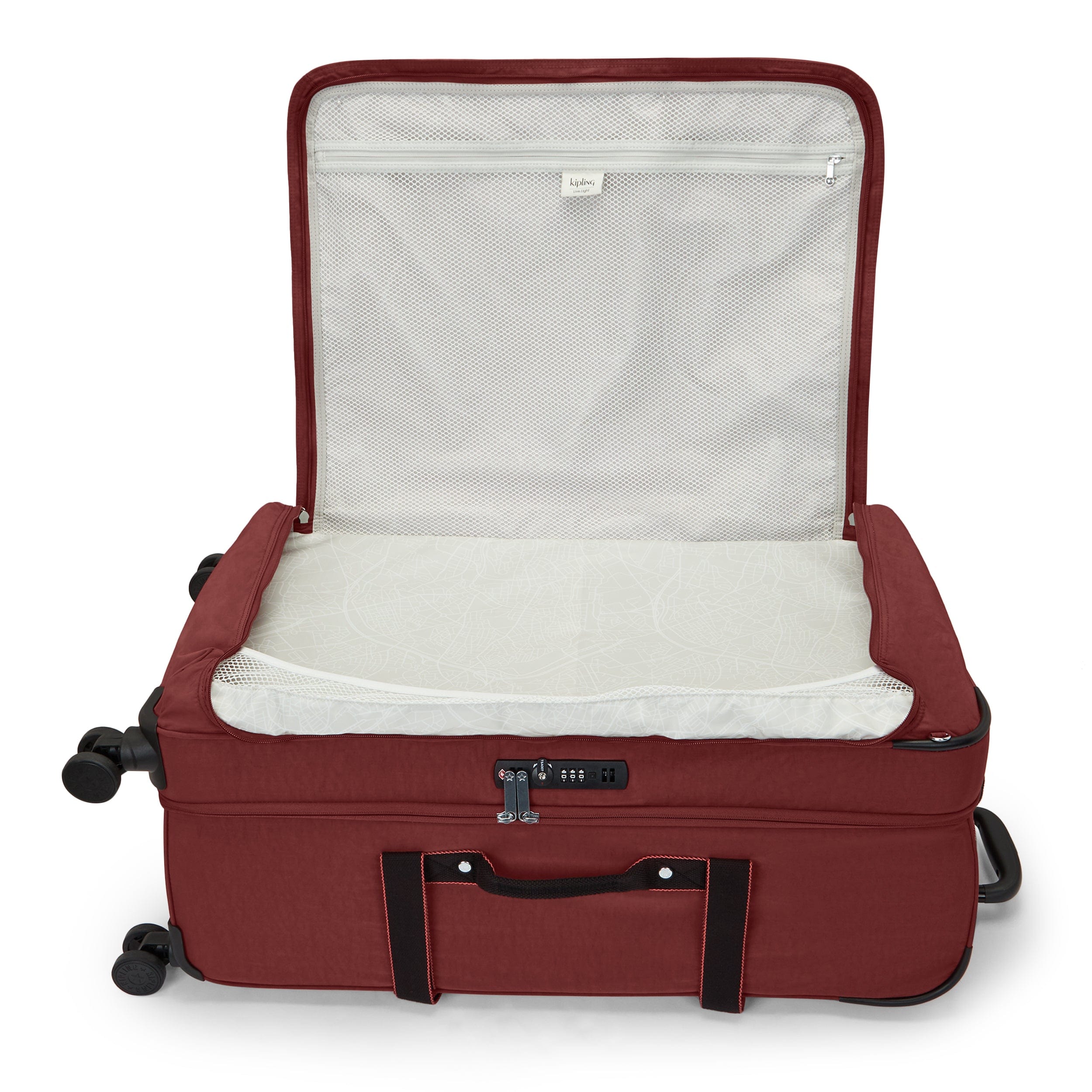 حقيبة سفر كيبلينج سبونتانيوس إل هابي سكويرز كبيرة بعجلات C2I3397-B3X
