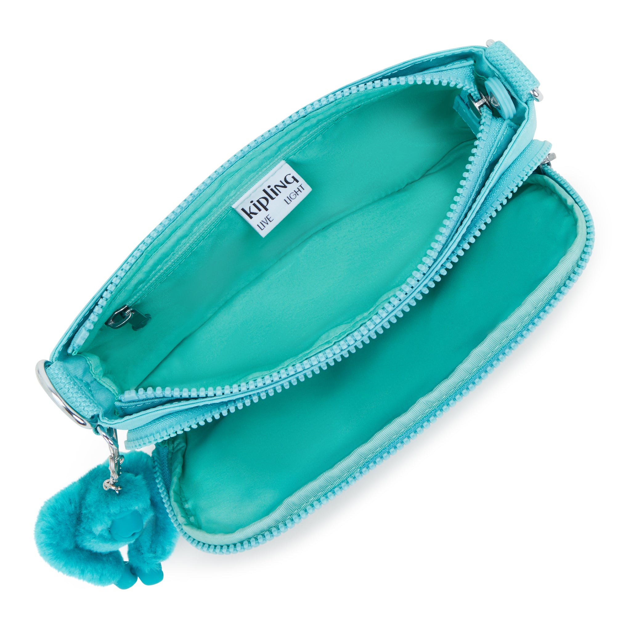 حقيبة كتف صغيرة Kipling Milos Up Deepest Aqua C2I4378-T6E