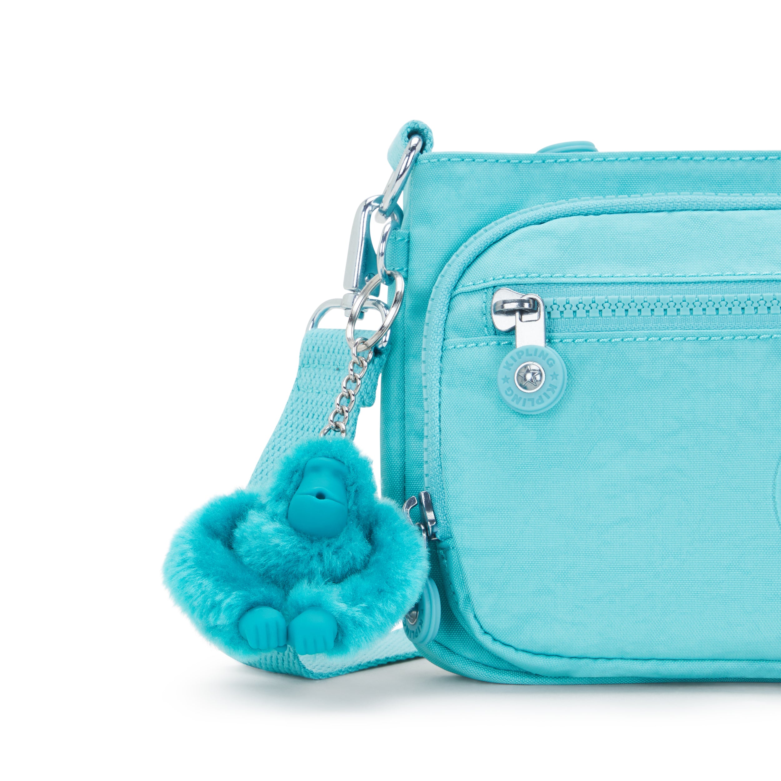 حقيبة كتف صغيرة Kipling Milos Up Deepest Aqua C2I4378-T6E