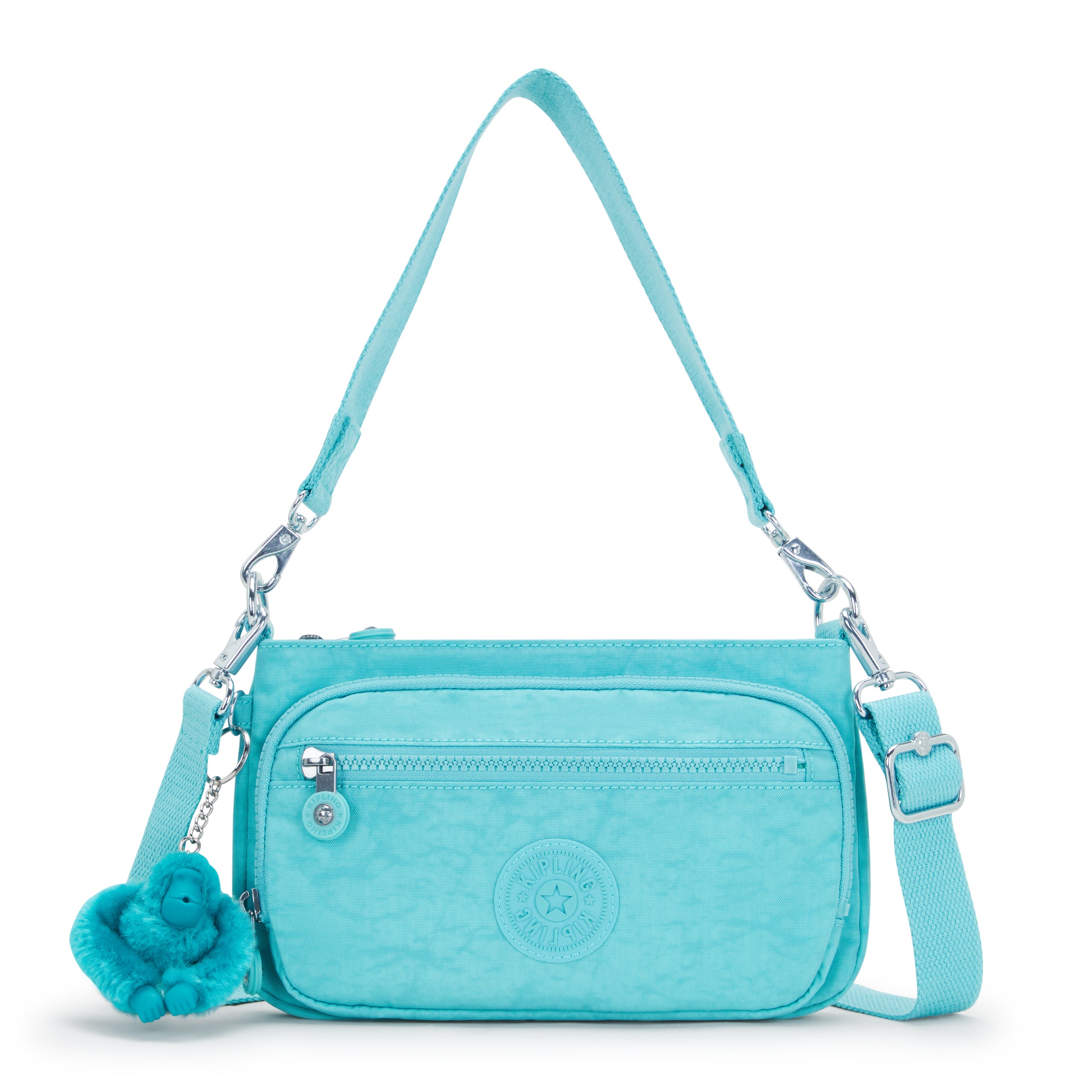 حقيبة كتف صغيرة Kipling Milos Up Deepest Aqua C2I4378-T6E