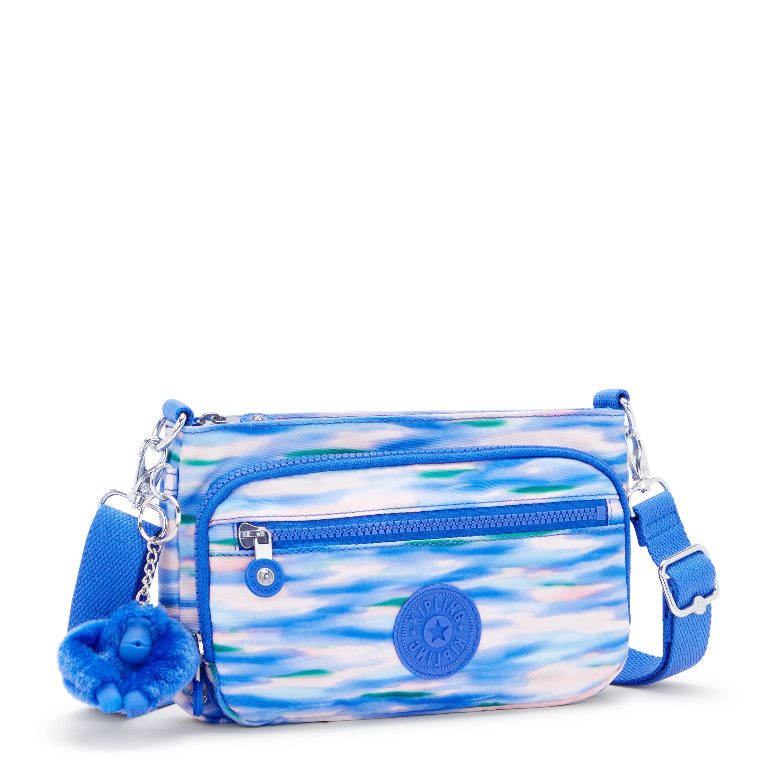 حقيبة كتف صغيرة Kipling Milos Up Diluted Blue C2I6603-TX9