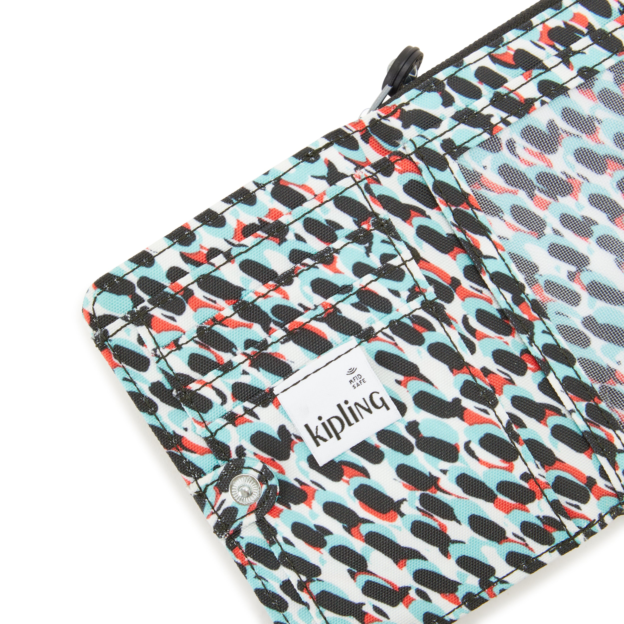 محفظة كيبلينج متوسطة الحجم بطبعة تجريدية من Money Love C2I6791-GN6
