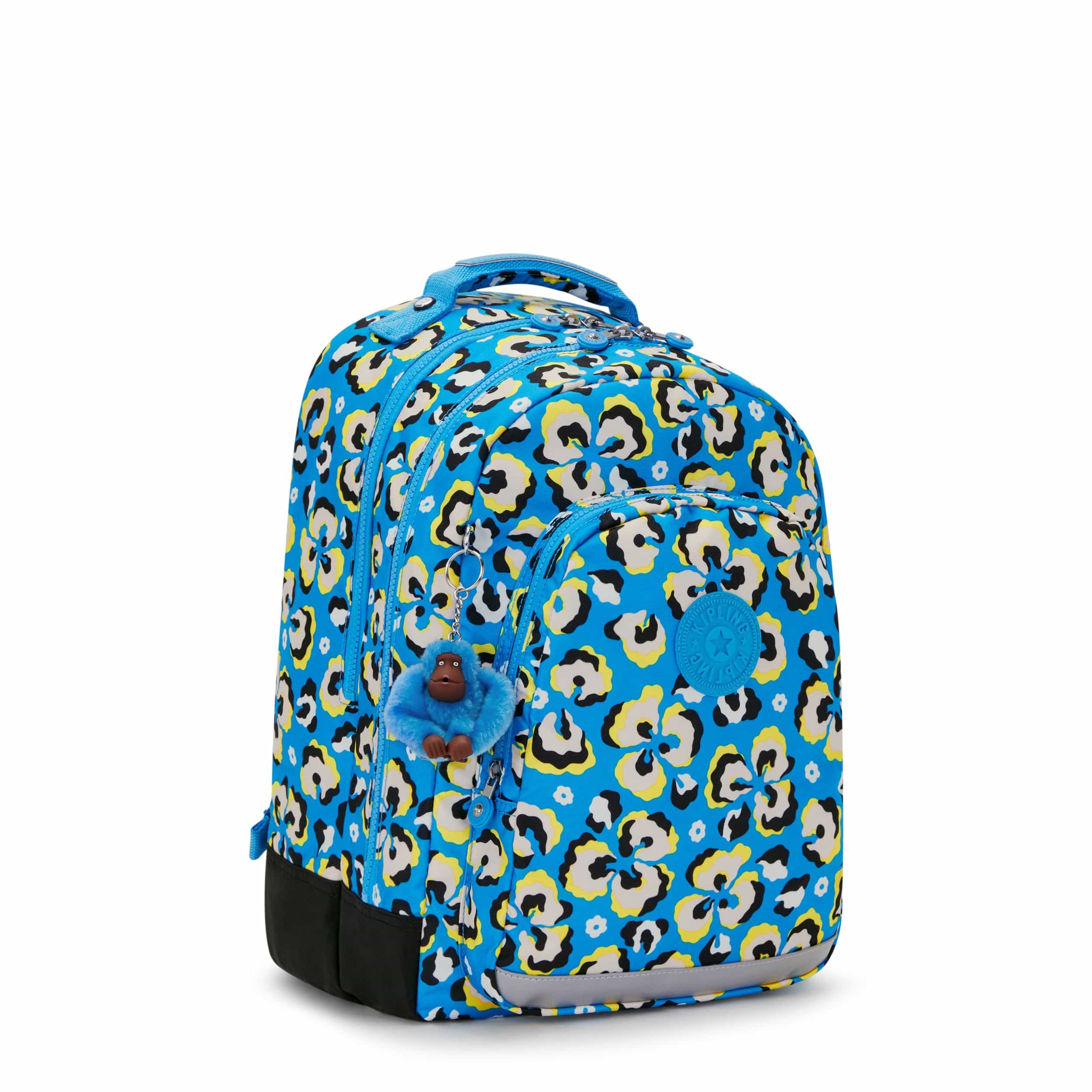 حقيبة ظهر Kipling Class Room Leopard Floral كبيرة C2I7090-P2A