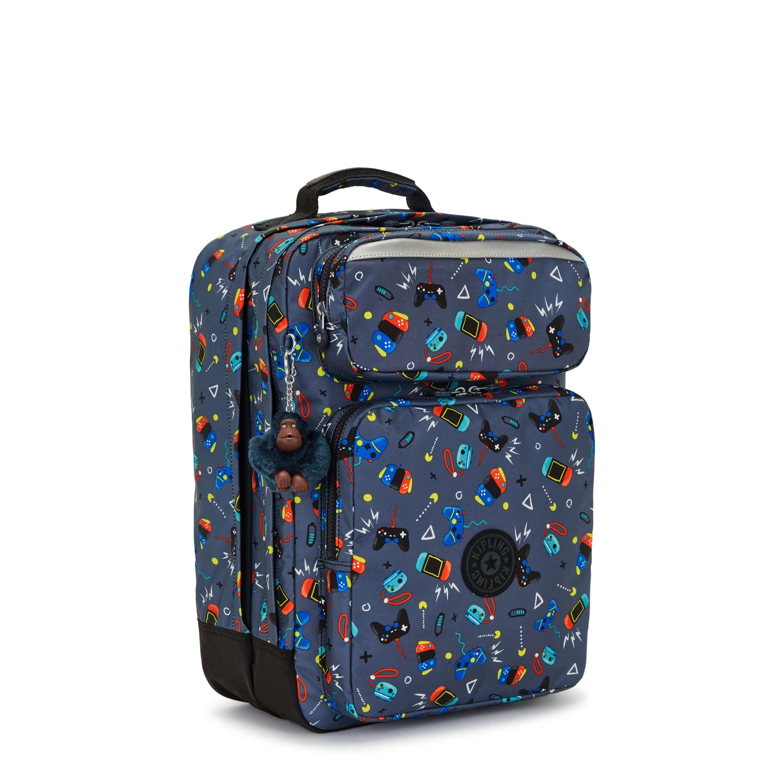 حقيبة ظهر كيبلينج سكوتي للألعاب رمادية كبيرة C2I7151-T6T