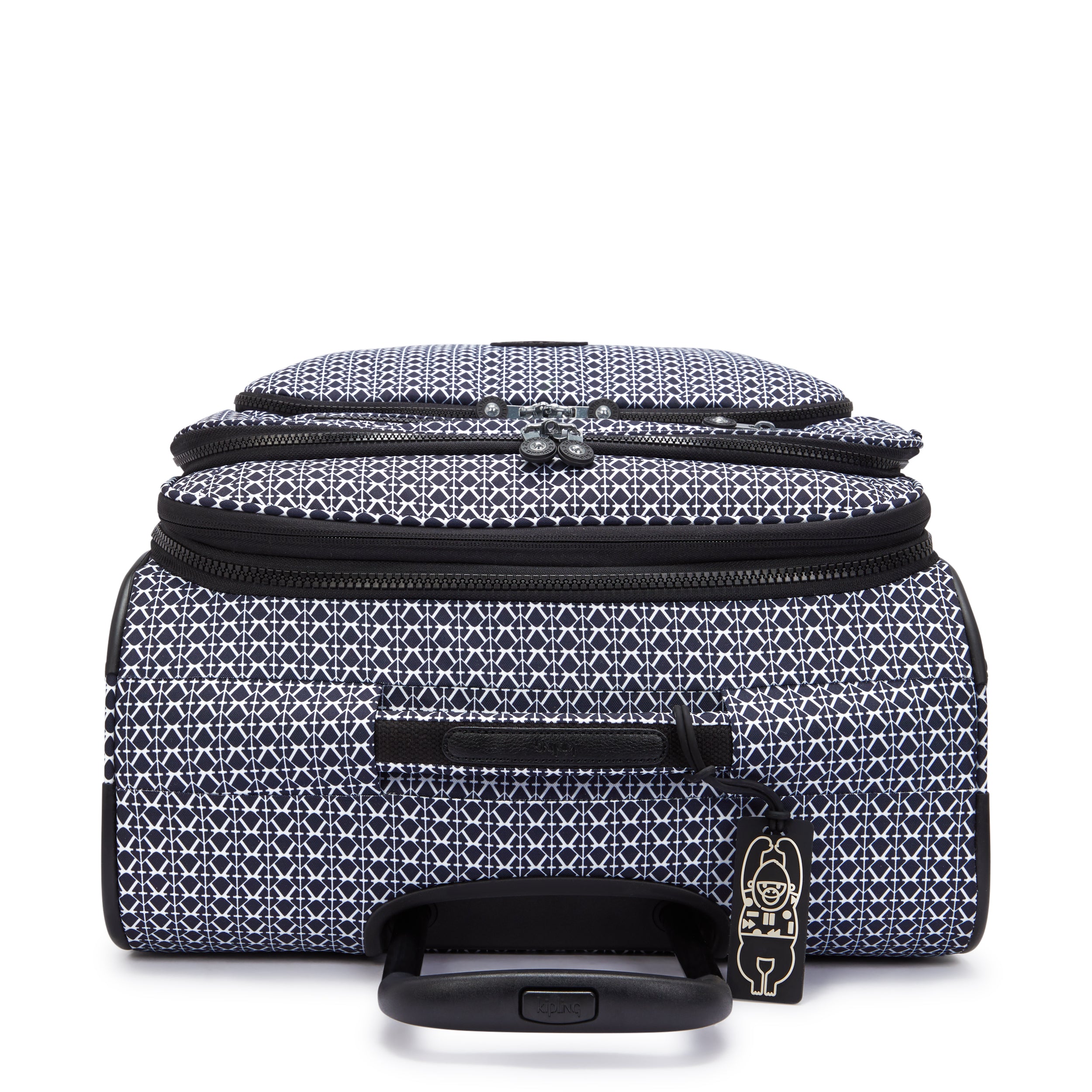 حقيبة سفر كيبلينج الجديدة يوري سبين إم متوسطة الحجم قابلة للتمدد بطبعة مميزة C2I7788-DD2