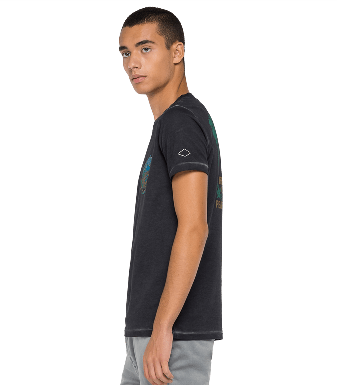 تي شيرت Replay California Jam Crewneck