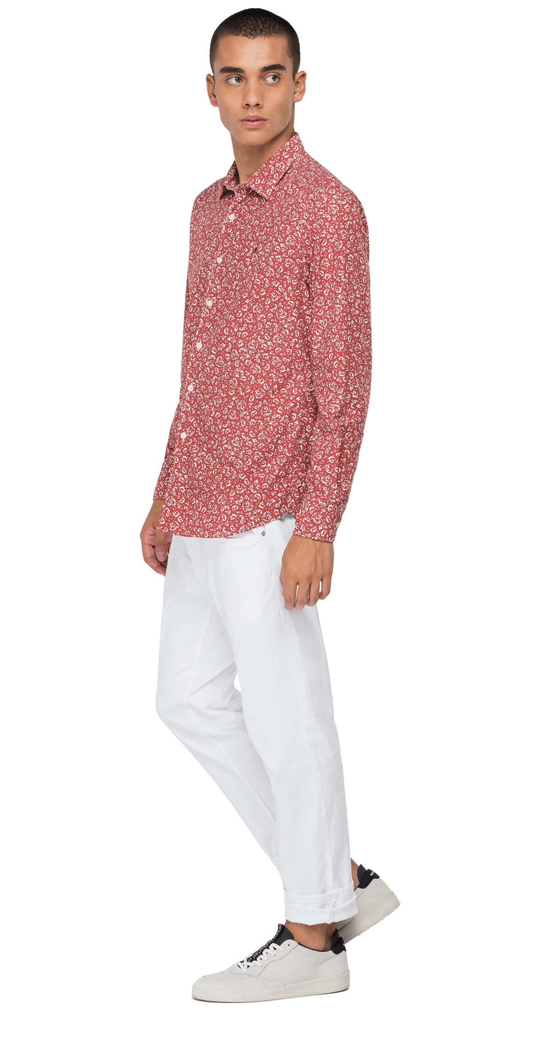 قميص من القطن المطبوع