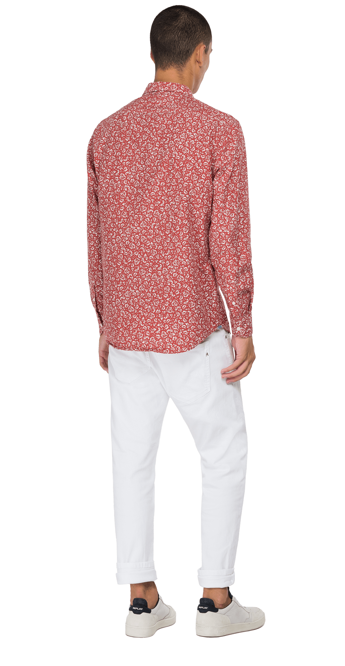 قميص من القطن المطبوع