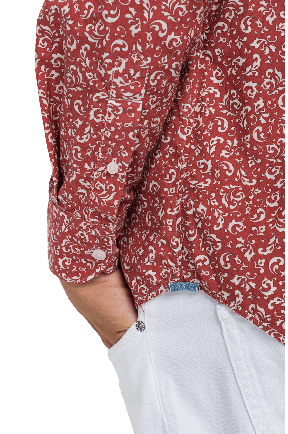 قميص من القطن المطبوع