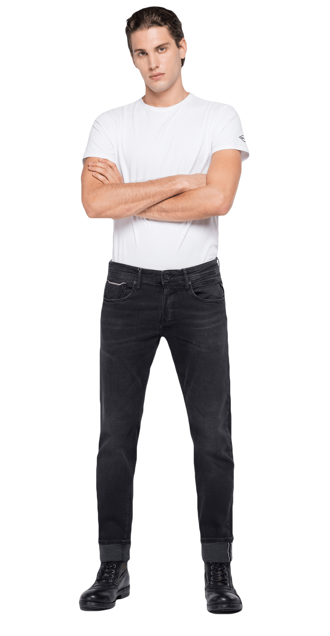 بنطلون جينز روناس سيلفيدج إيكو إيديشن بقصّة سليم