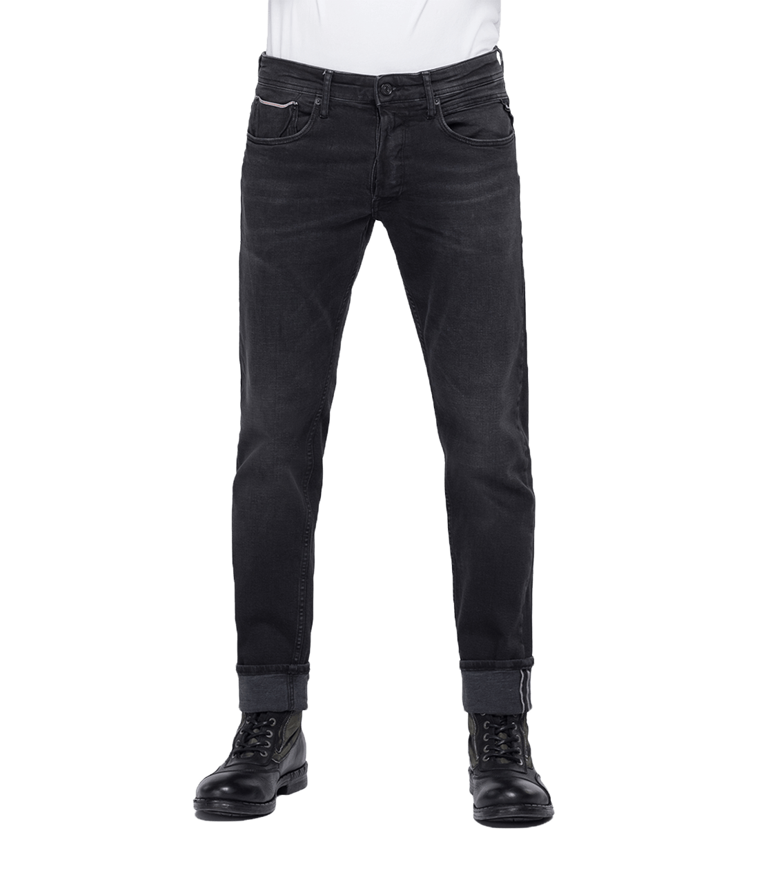 بنطلون جينز روناس سيلفيدج إيكو إيديشن بقصّة سليم