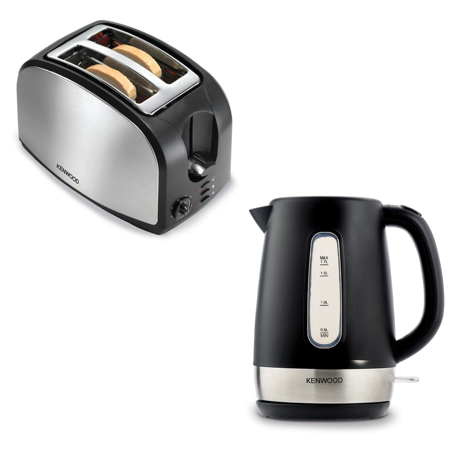 KENWOOD BUNDLE KETTLE TOASTER ZJP01.A0BK + TCM01.A0BK - MPM01.000BK