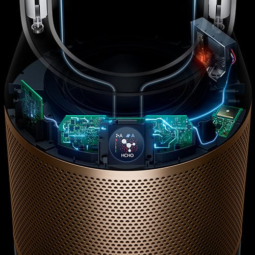 مروحة دايسون لتنقية الهواء وترطيبه مع فلتر HEPA H13