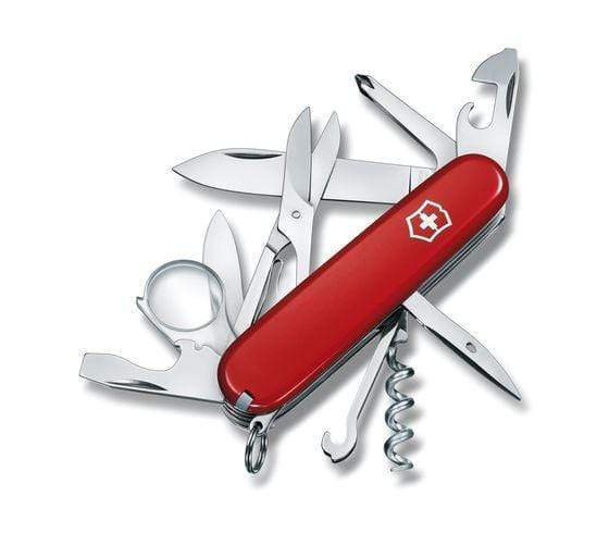 VICTORINOX SWISS ARMY KNIFE EXPLORER RED WITH 21 FUNCTIONS - 1.3763