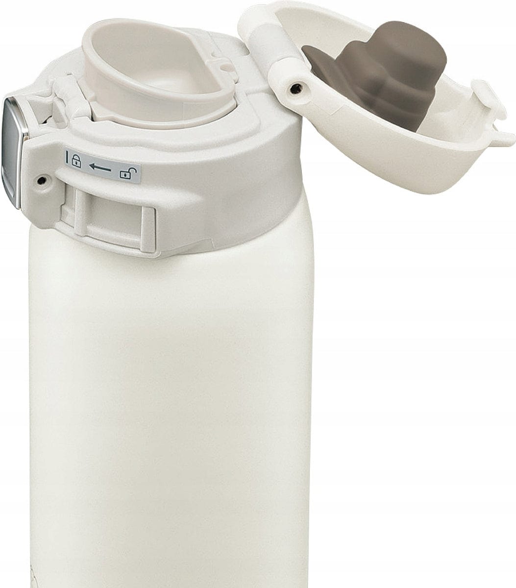 زجاجة مفرغة من الفولاذ المقاوم للصدأ من زوجيروشي، سعة 0.48 لتر - أبيض