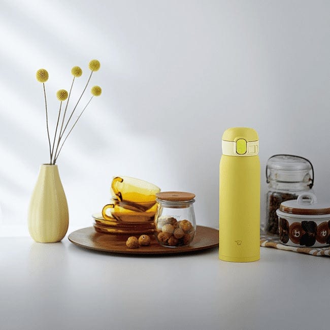 Zojirushi Stainless Steel Vacuum Bottle 0.48L - Lemon