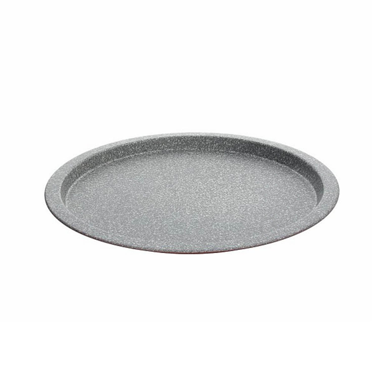 Tognana Porcellane Oven Round Carbon Steel Pizza Baking Tray, Oven, Round, Grey, Red, Carbon Steel, Enamel