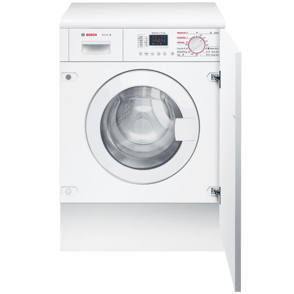 Bosch Series | 4 Automatic Washer Dryer, Fully Integrated, Built-In Washer Dryer, WKD28351GC