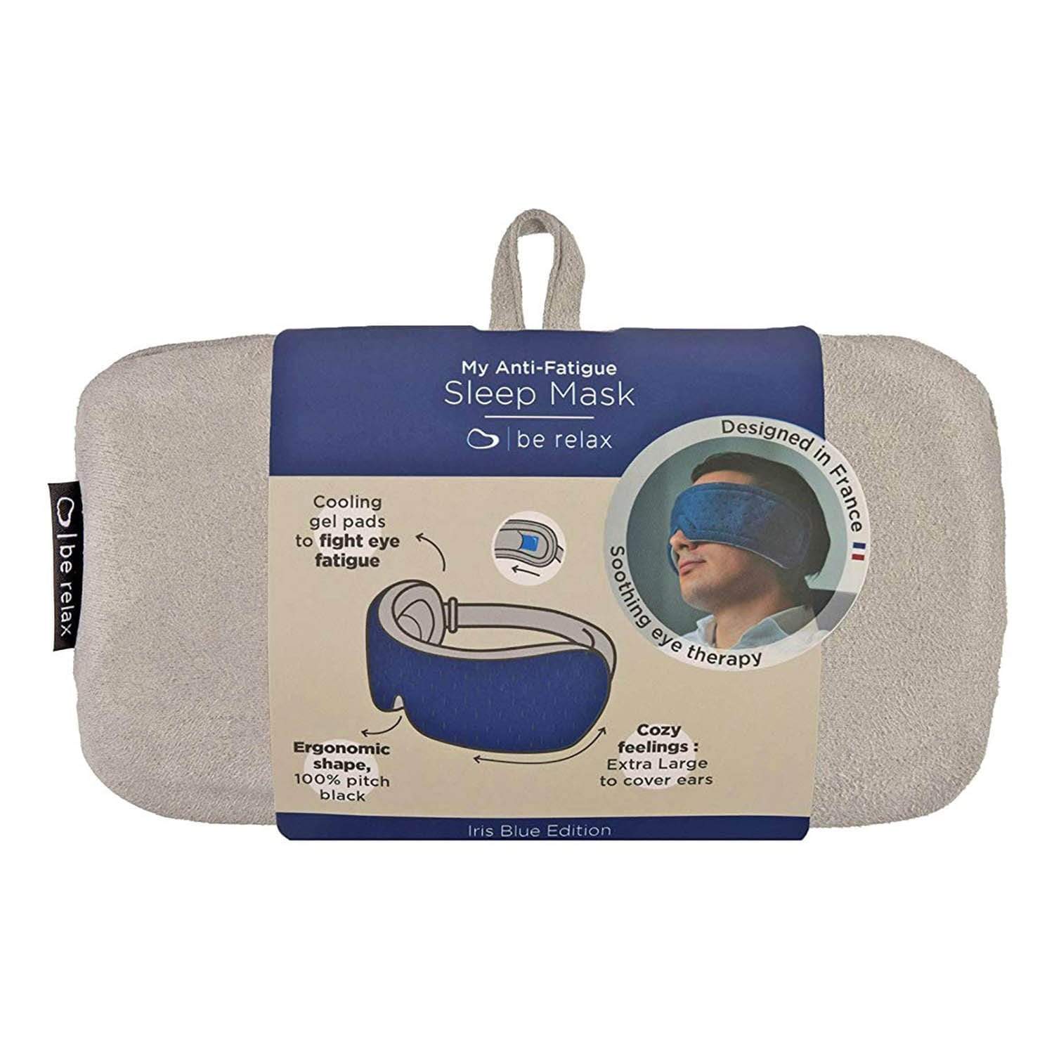 Be Relax My Anti Fatigue Sleep Mask - Iris Blue - 1001300046 - Jashanmal Home