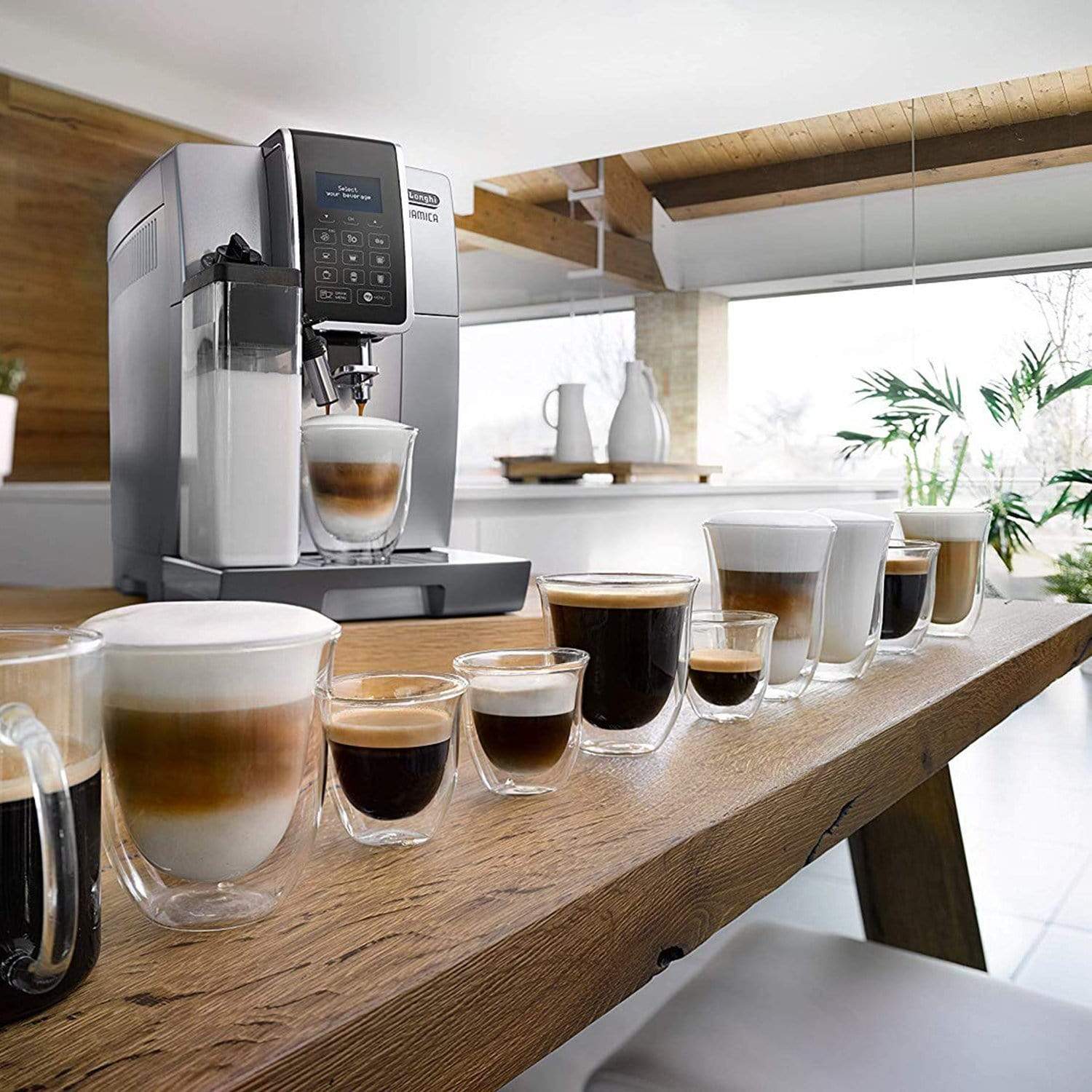 De'Longhi Fully Automatic Coffee Machine Silver - ECAM350.75.S - Jashanmal Home