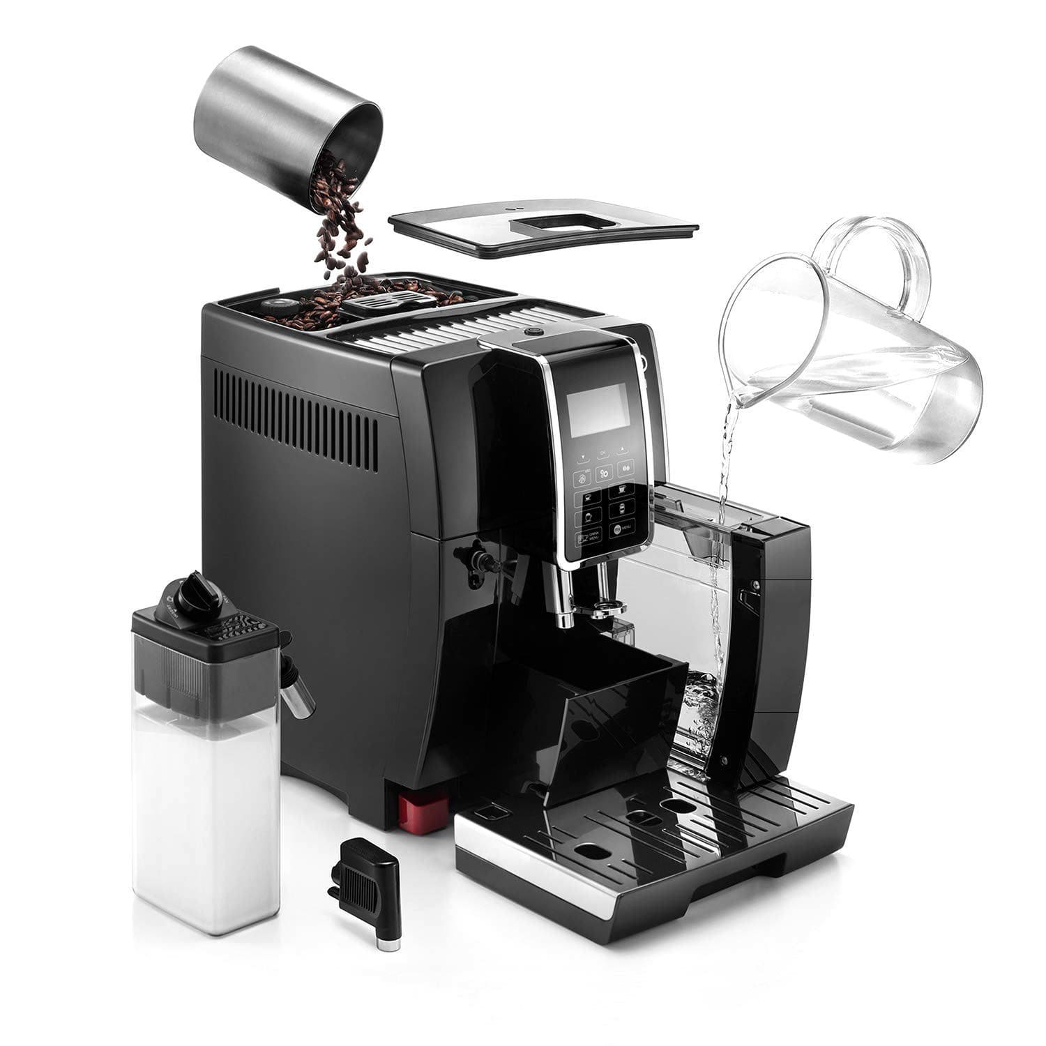 De'Longhi Fully Automatic Coffee Machine Black - ECAM350.55.B - Jashanmal Home