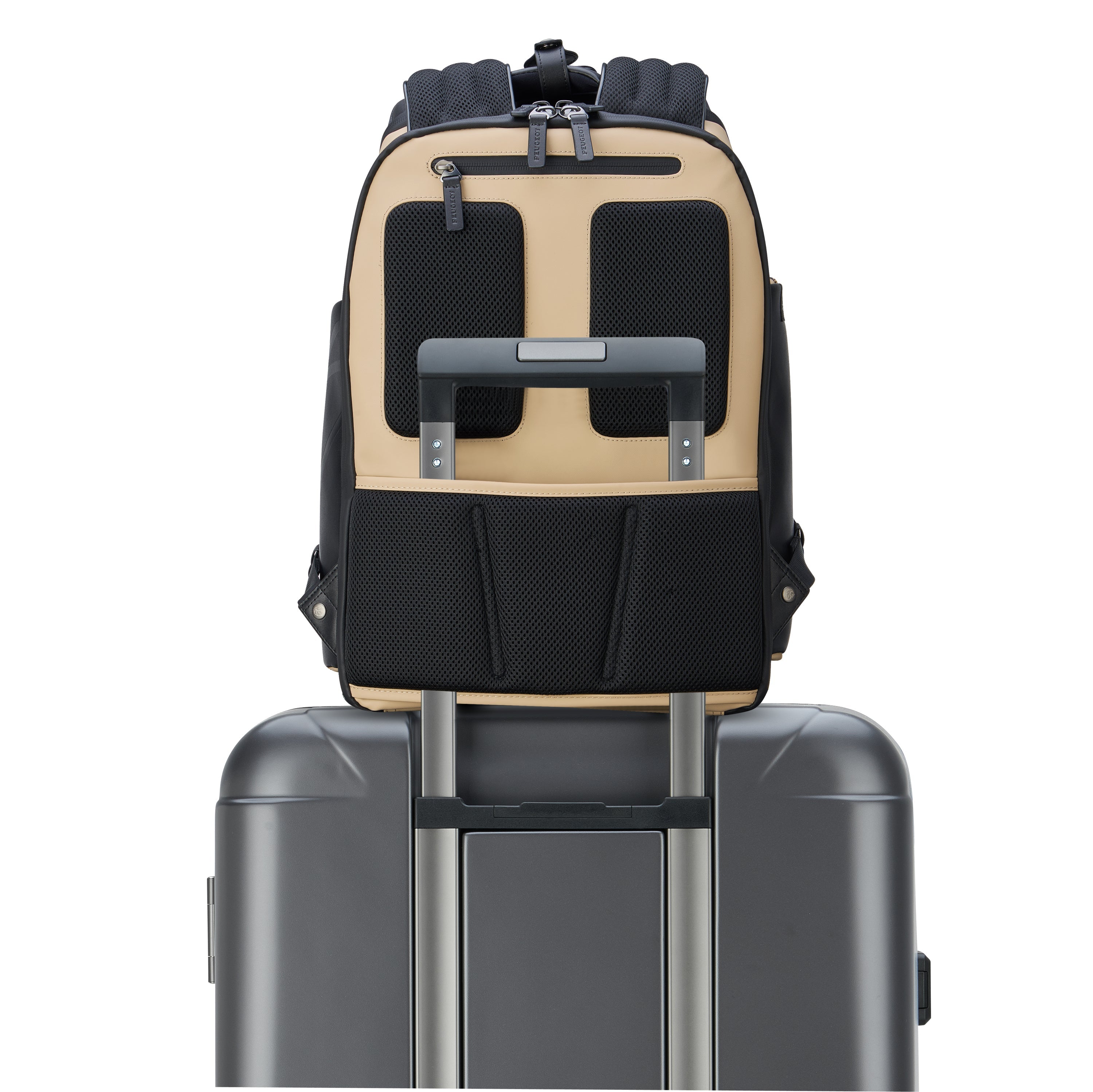 حقيبة ظهر بيجو فوياجيز للسفر مقاومة للماء مقاس 18 بوصة