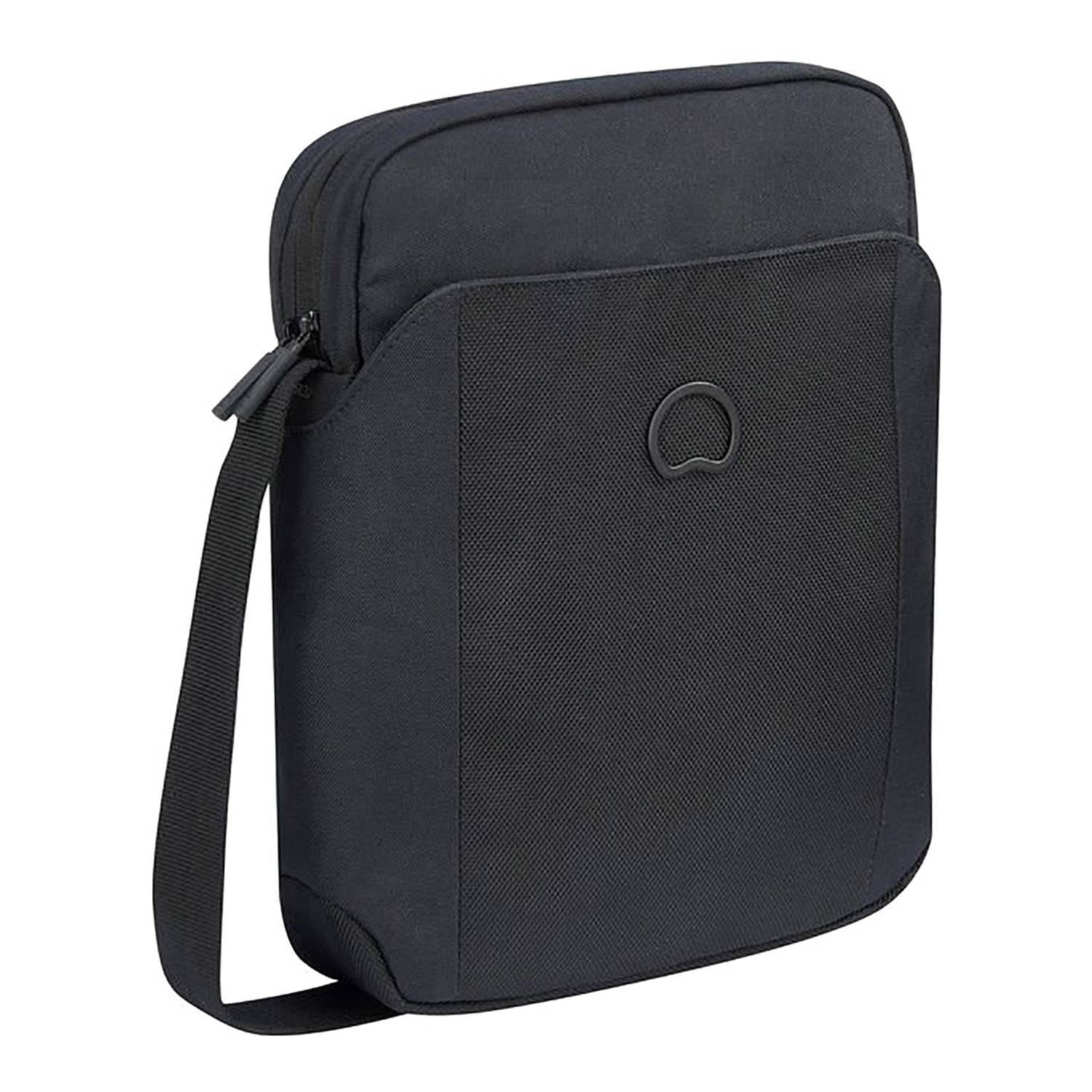 Delsey Picpus 2 Compartment Vertical Mini Reporter Bag - Black - 00335411300 BLK - Jashanmal Home