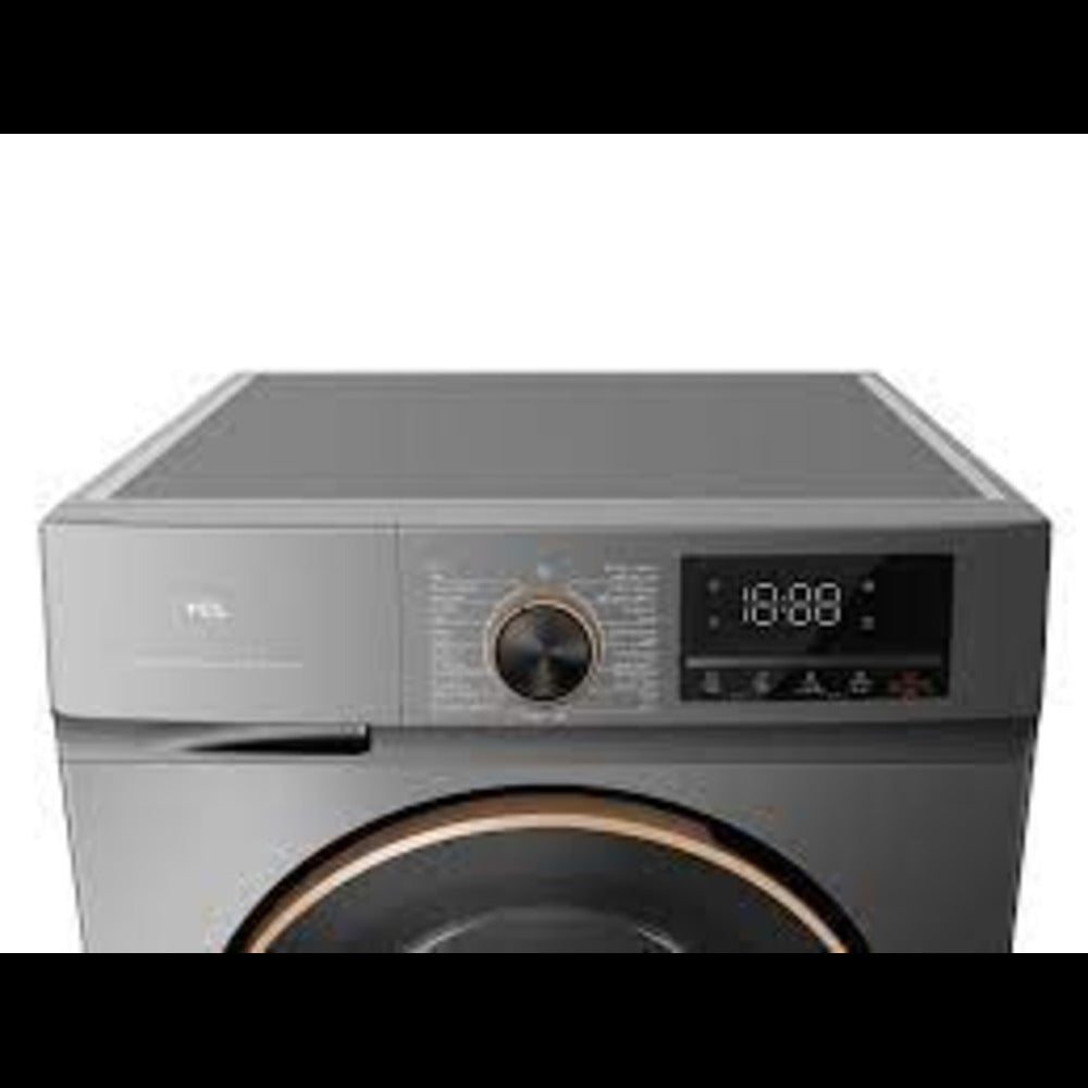 TCL 8KG FRONT LOAD WASHING MACHINE DIRECT DRIVE INVERTER MOTOR 1200RPM GREY