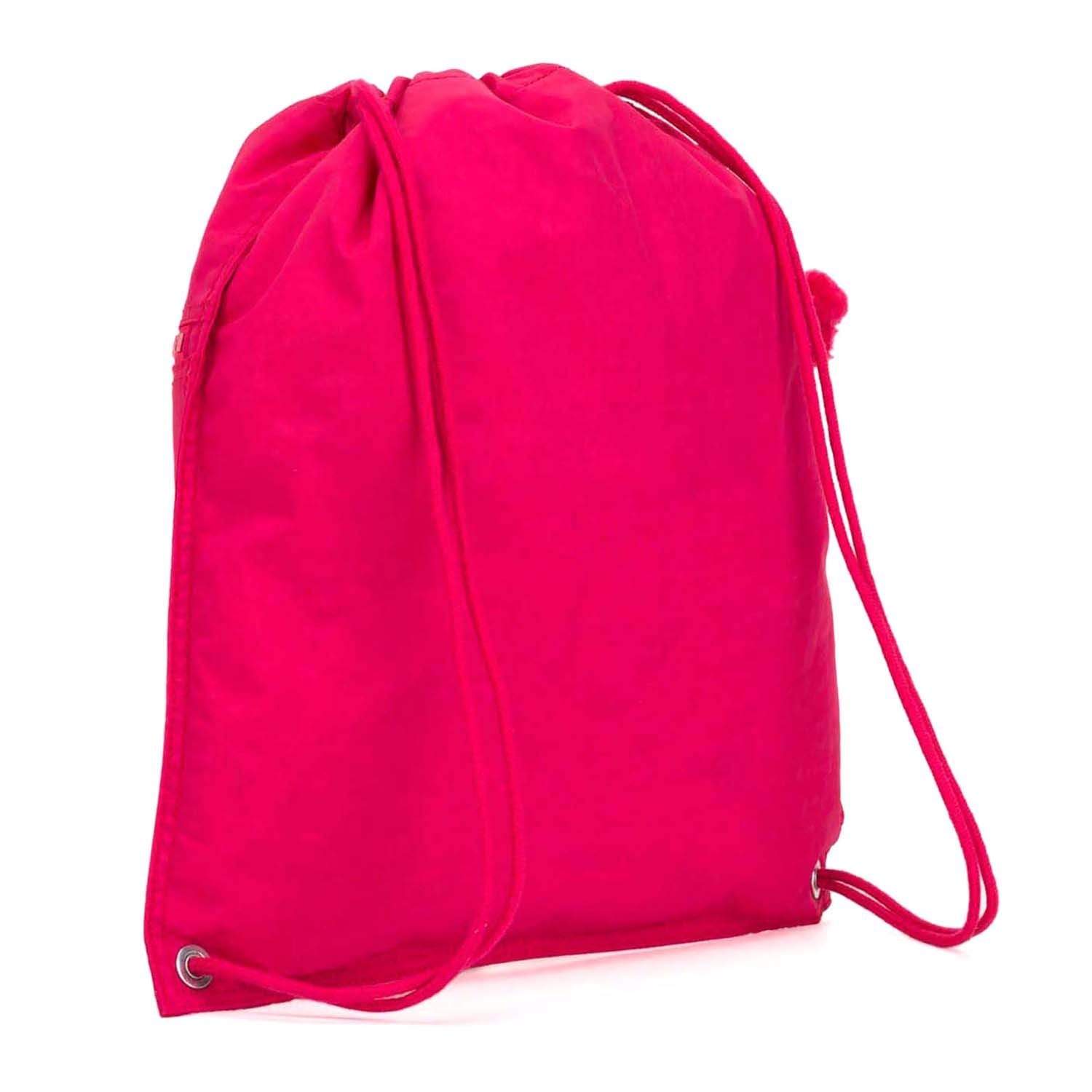 Kipling Supertaboo Drawstring Bag - True Pink - 09487-09F - Jashanmal Home