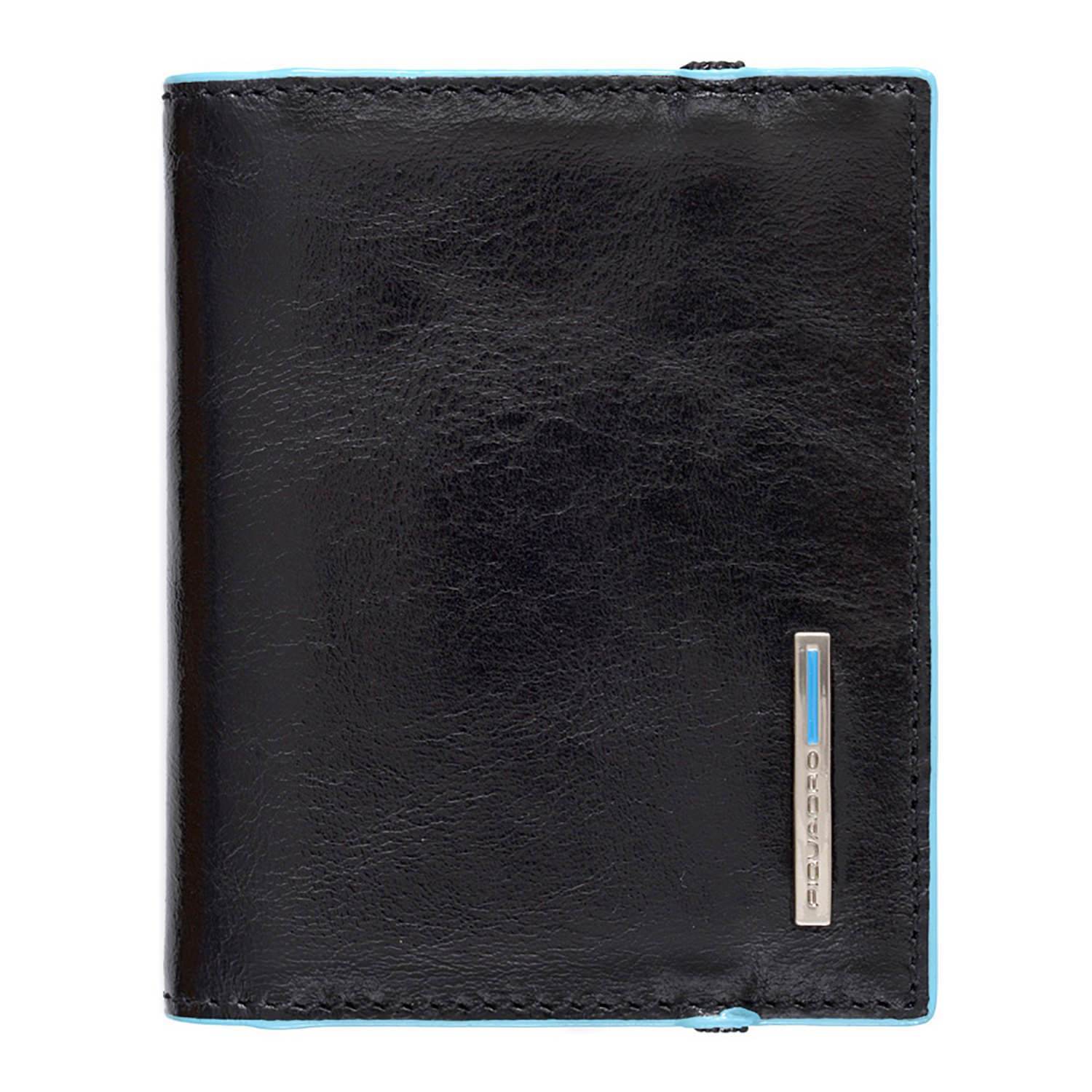 Piquadro Blue Square Credit Card Holder - Black - PP1395B2/N - Jashanmal Home