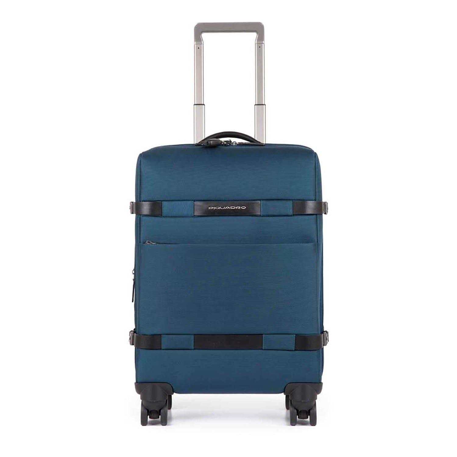 Piquadro Expandable Tsa Move2 Padlock Luggage Trolley Bag - Navy Blue - BV3873M2/N - Jashanmal Home