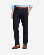 بنطال تشينو ميلانو طويل ومطاط من CBT LW ADV باللون الأزرق البحري الجديد