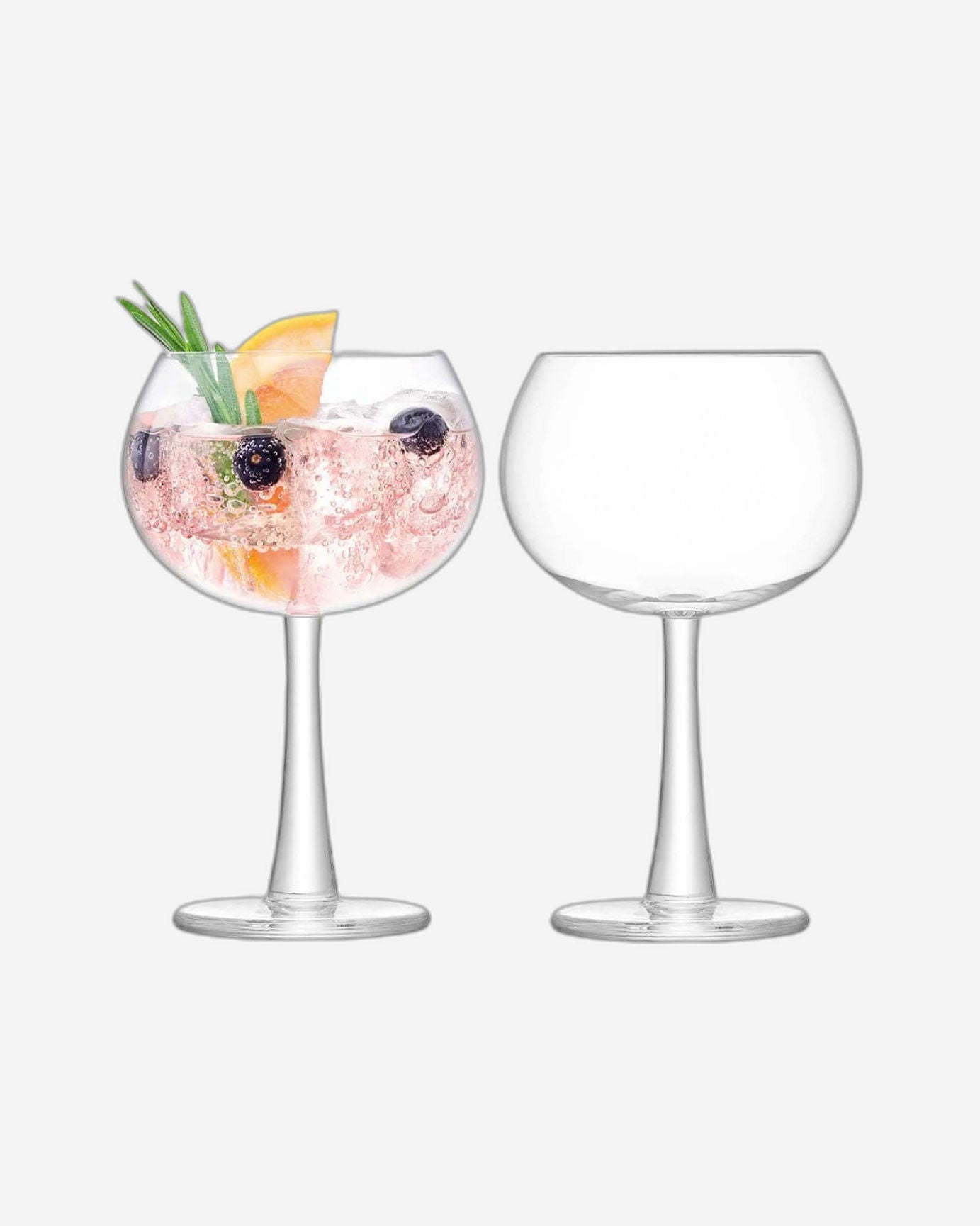 بالون Lsa Gin زجاجي شفاف × 2