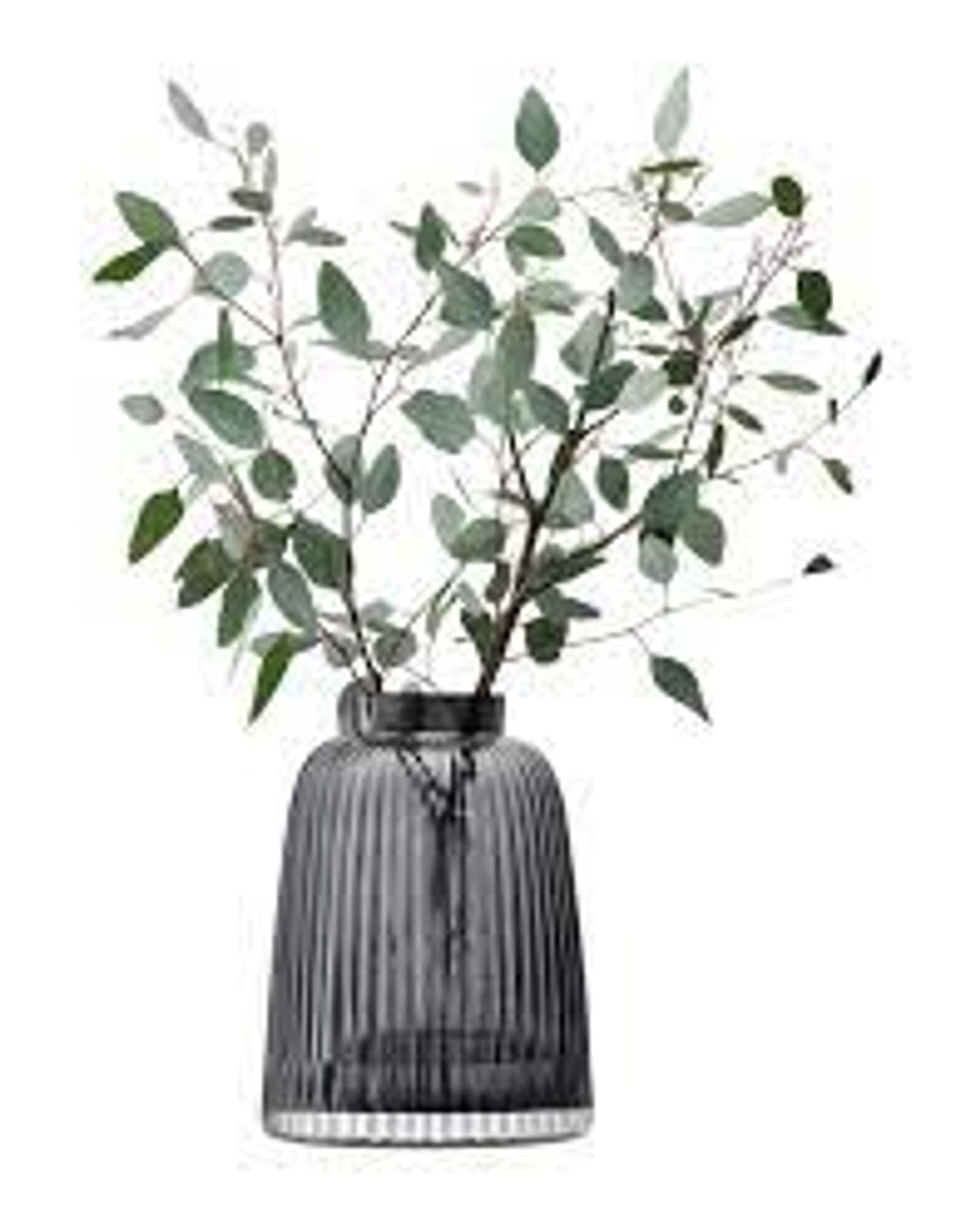 مزهرية مطوية ارتفاع 26 سم رمادية