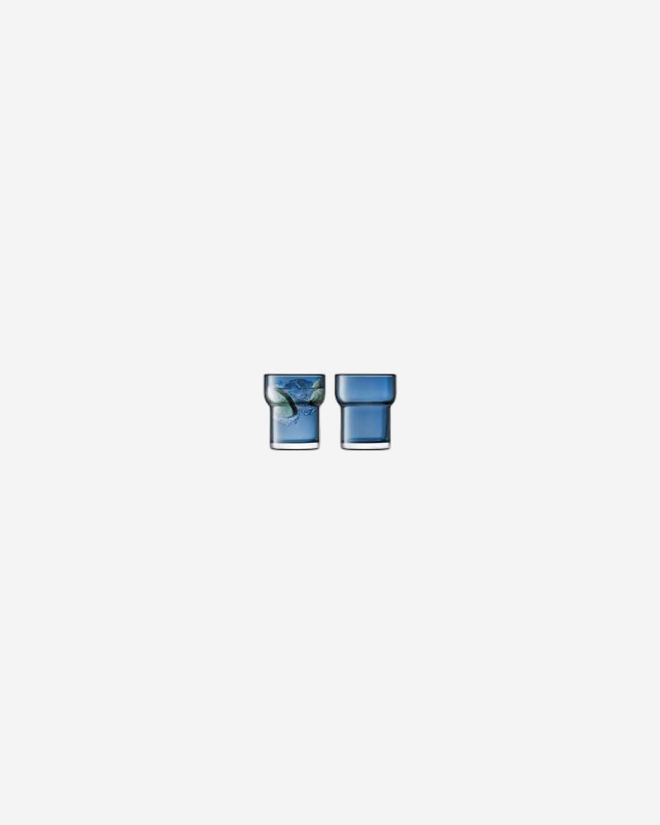 كوب متعدد الاستخدامات 300 مل من الياقوت الأزرق × 2